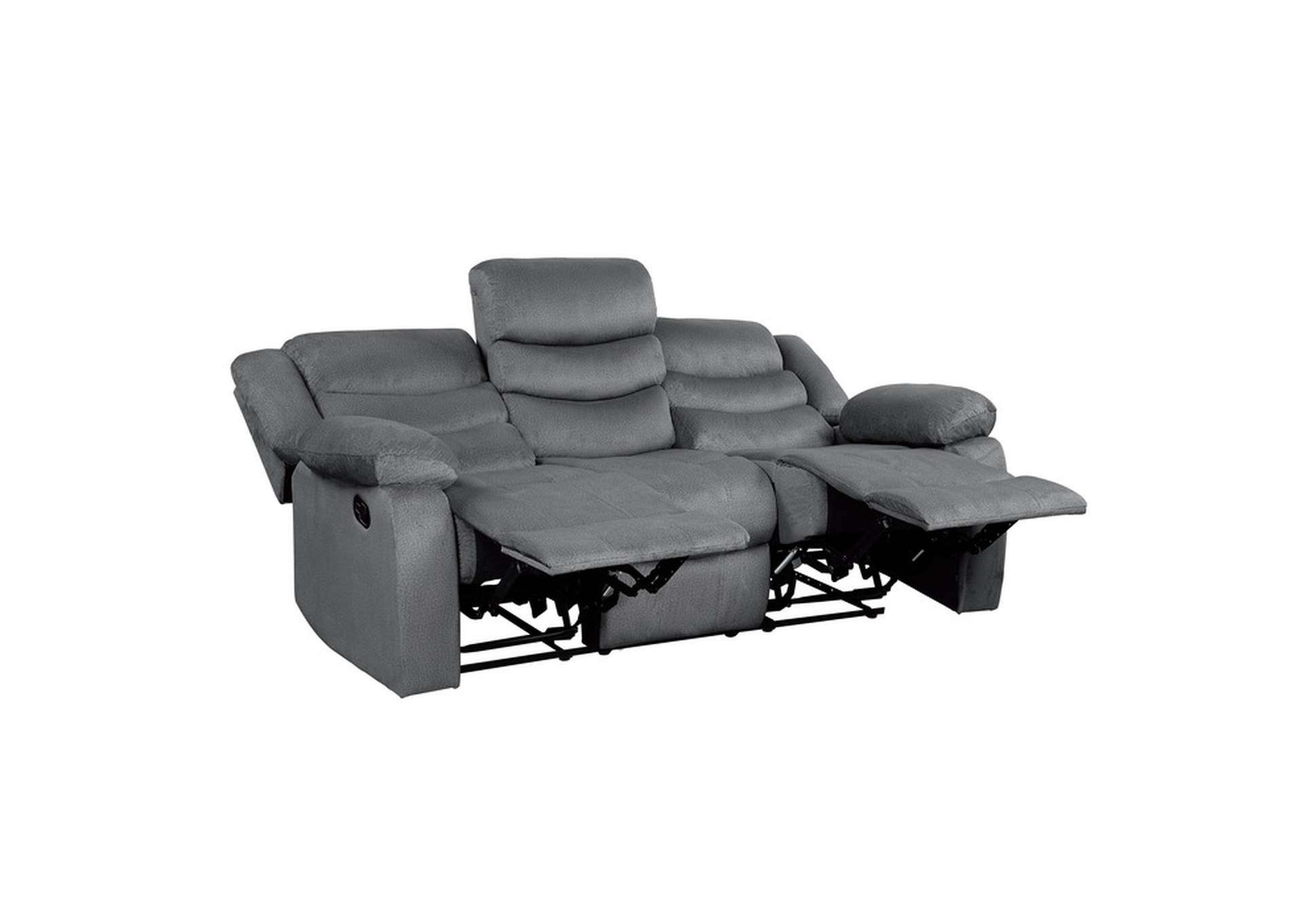 Discus Double Reclining Sofa,Homelegance