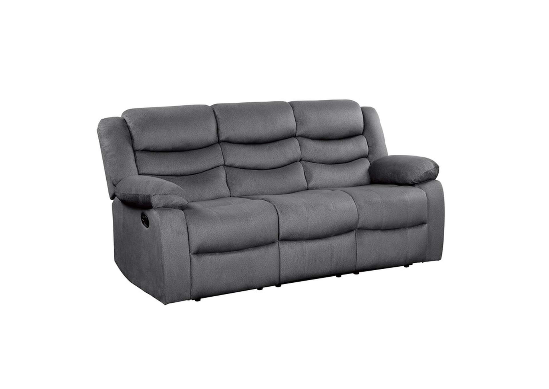 Discus Double Reclining Sofa,Homelegance