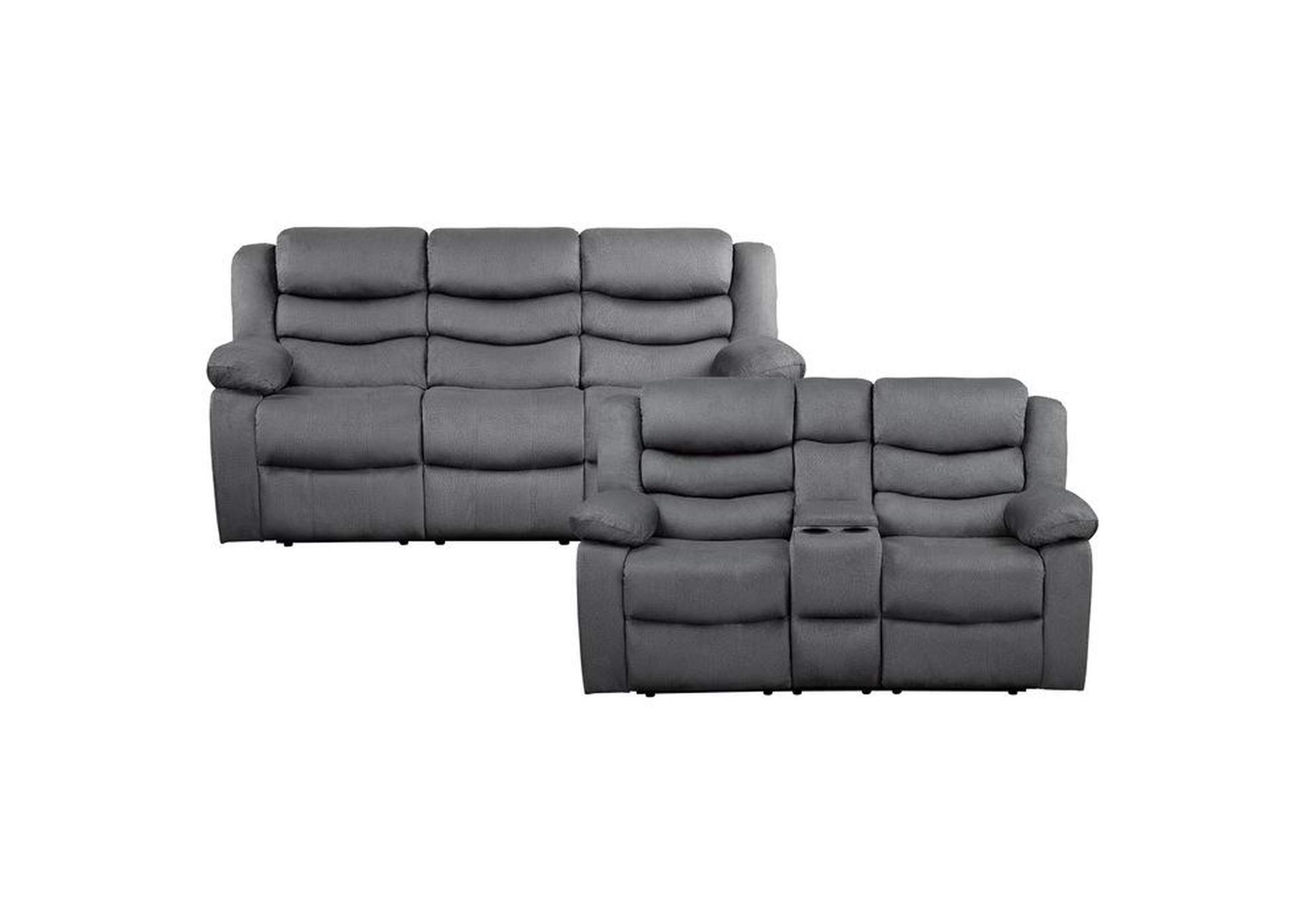Discus 2 Piece Sofa Set,Homelegance