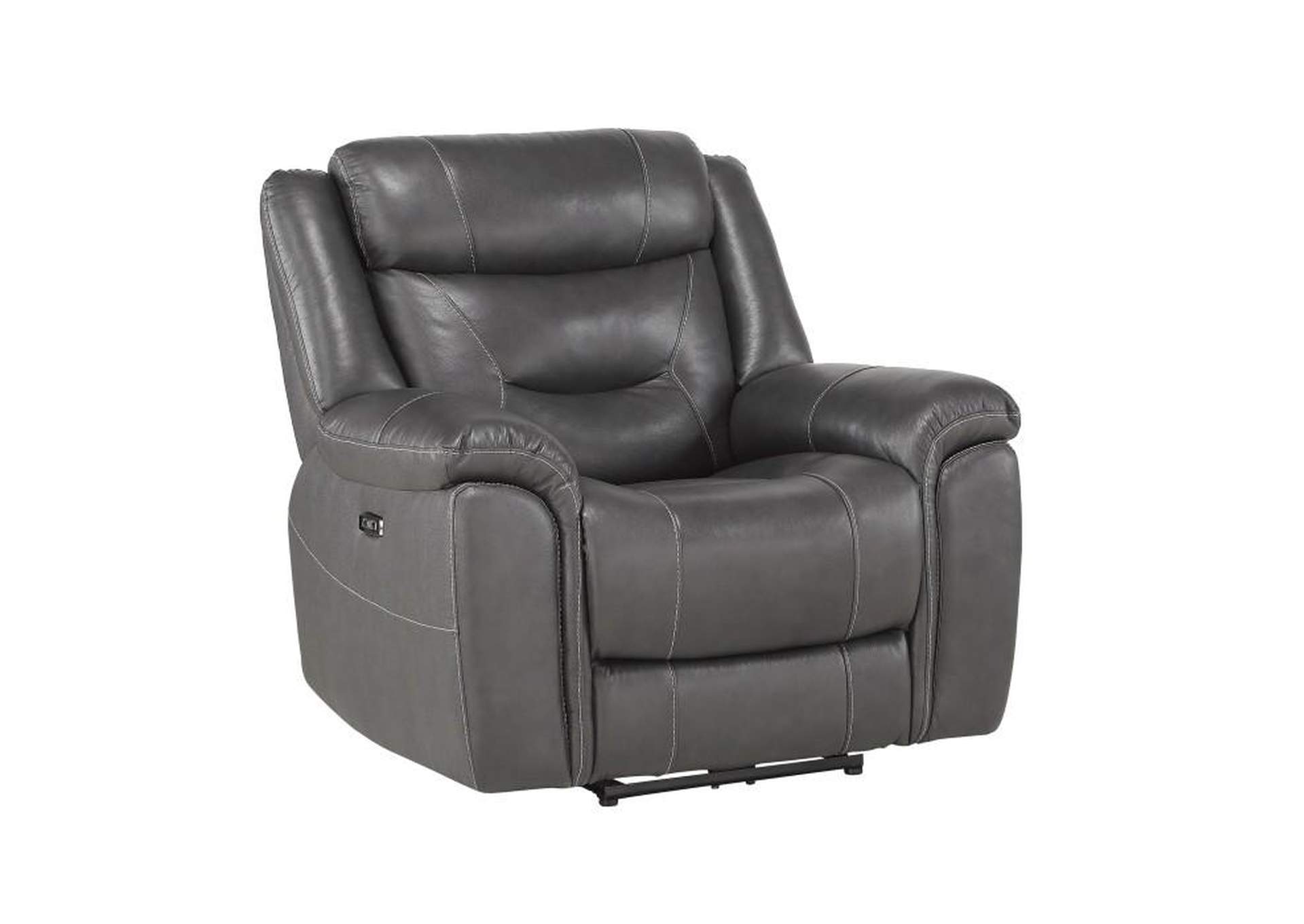 Kennett Power Reclining Chair With Power Headrest And Usb Port,Homelegance