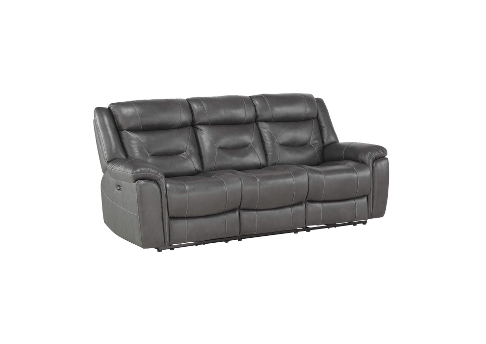 Kennett Power Double Reclining Sofa with Power Headrests and USB Ports,Homelegance