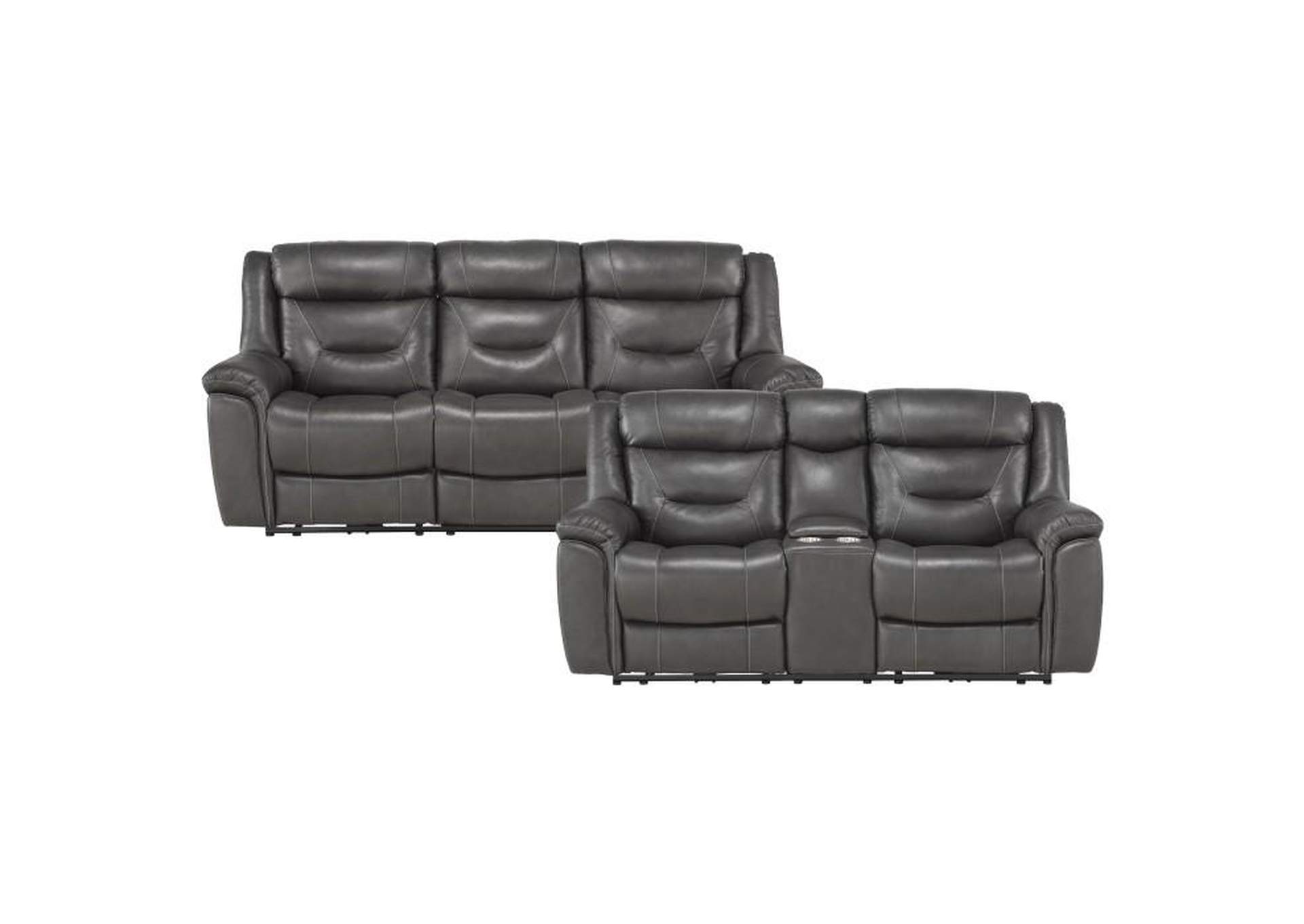 Kennett 2 Piece Power Sofa Set,Homelegance