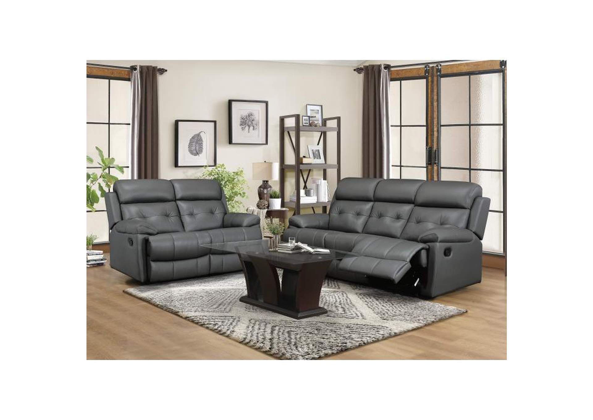 Lambent Double Reclining Love Seat,Homelegance