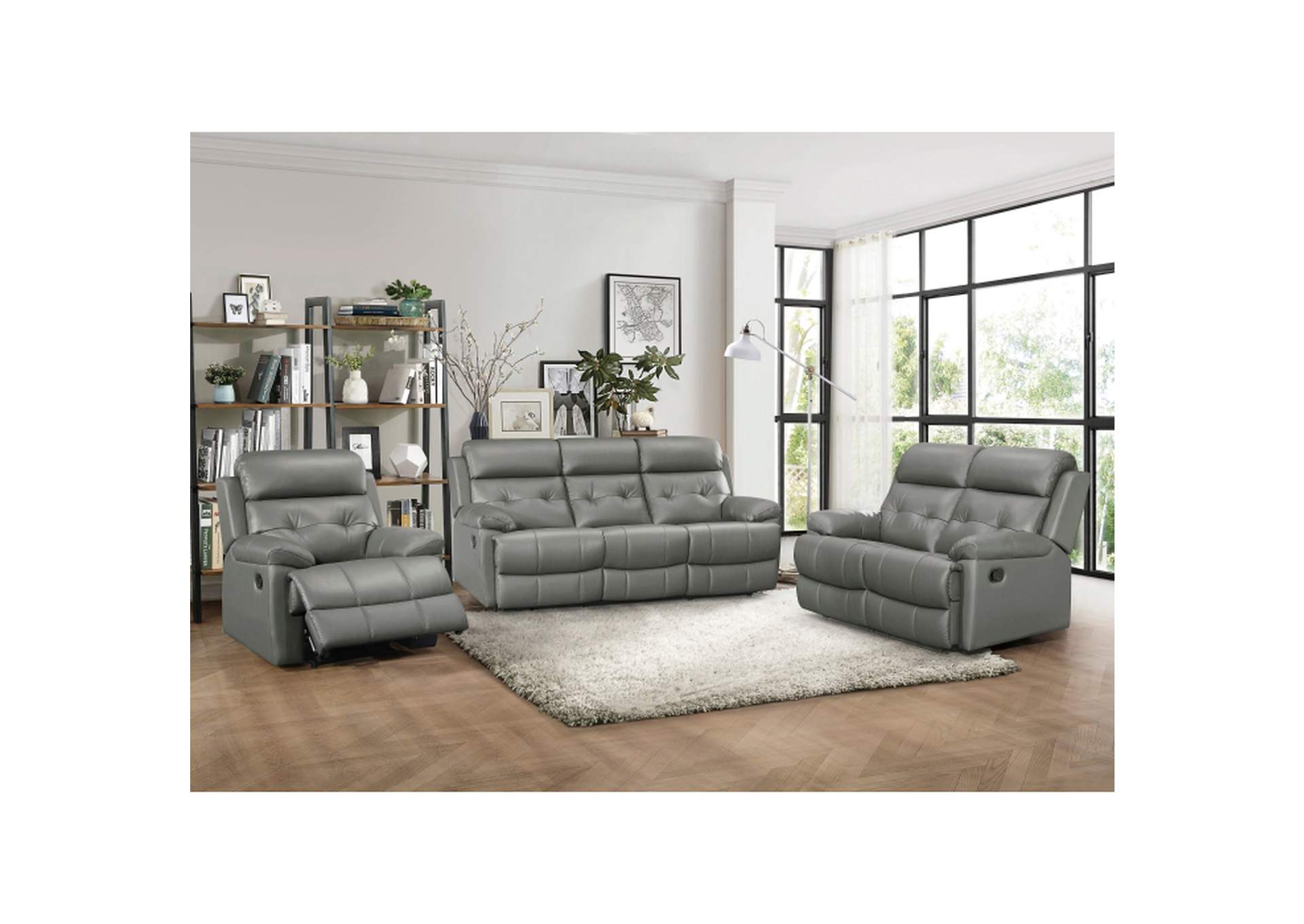 Lambent Double Reclining Sofa,Homelegance