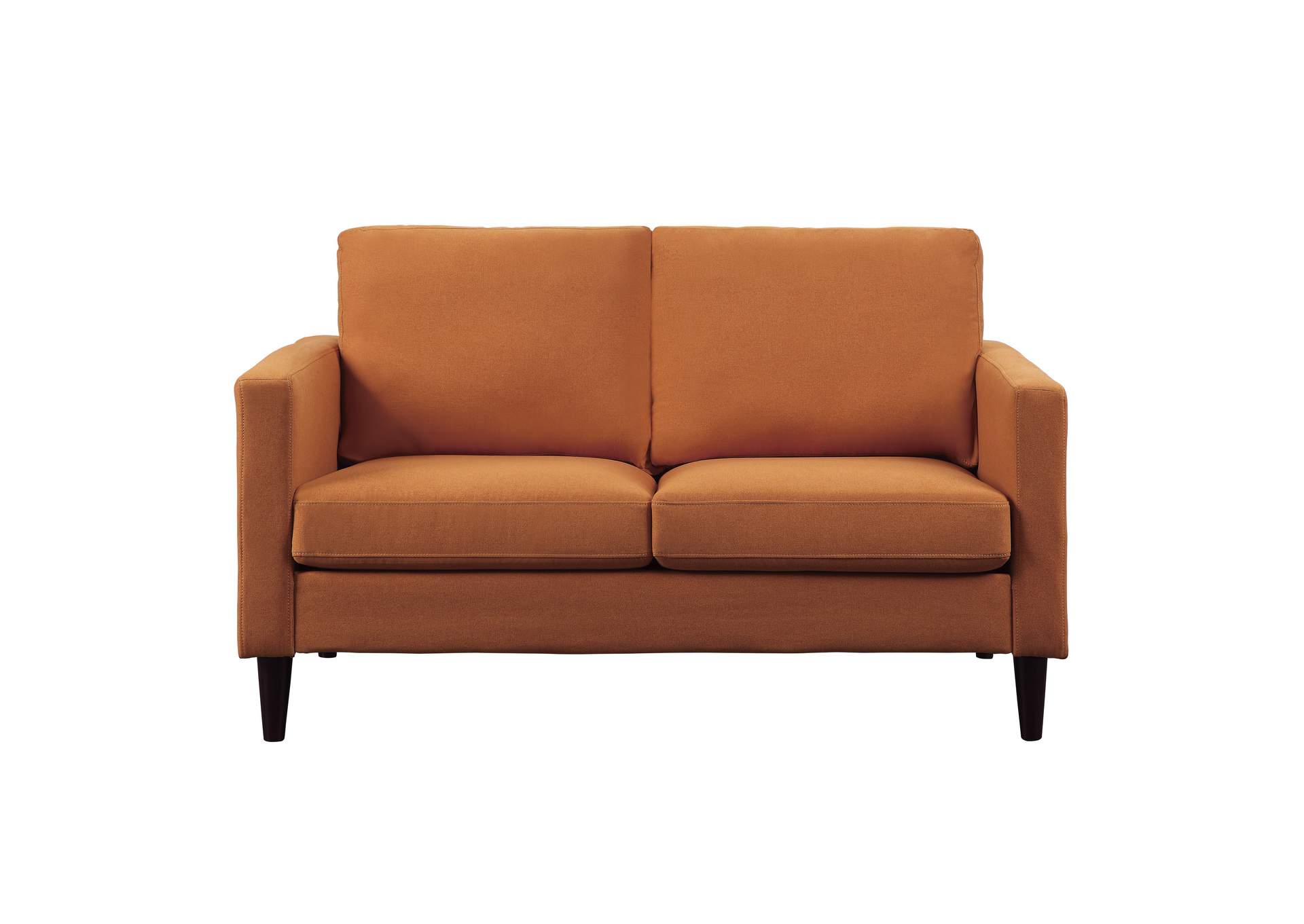 Orange Love Seat,Homelegance
