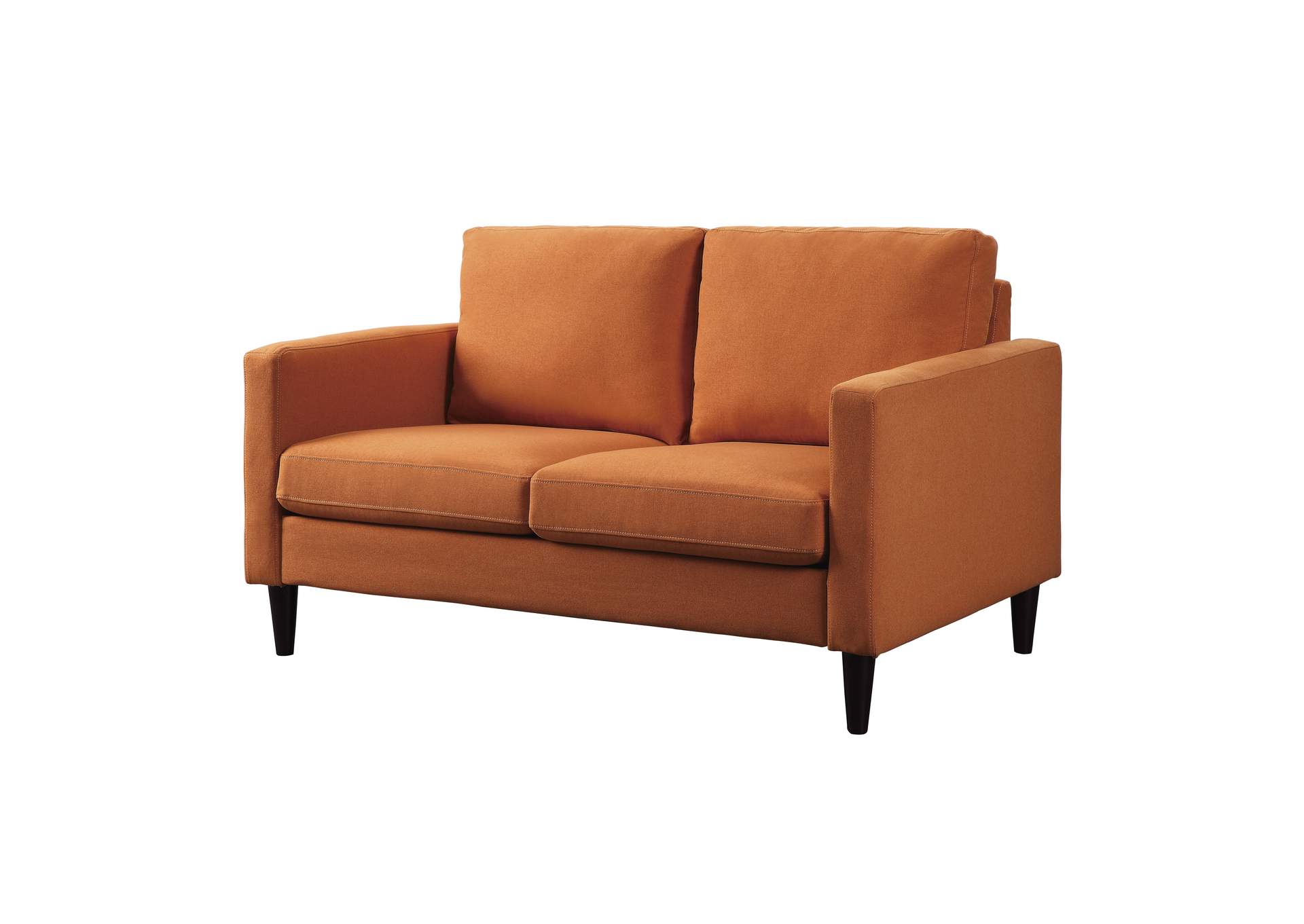 Orange Love Seat,Homelegance
