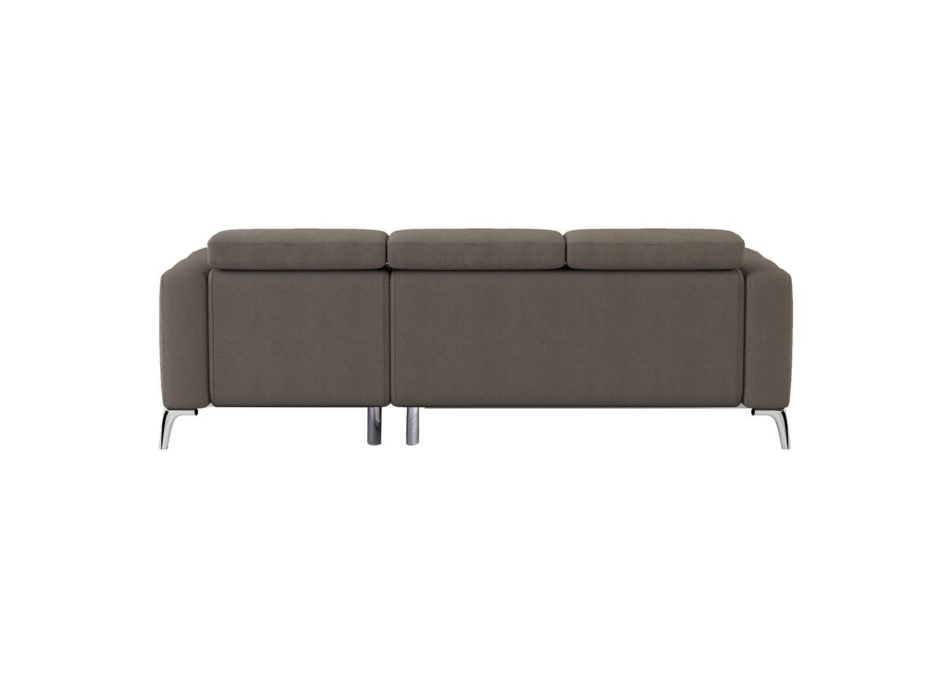 Brown 2-Piece Sectional with Right Chaise and Hidden Storage,Homelegance