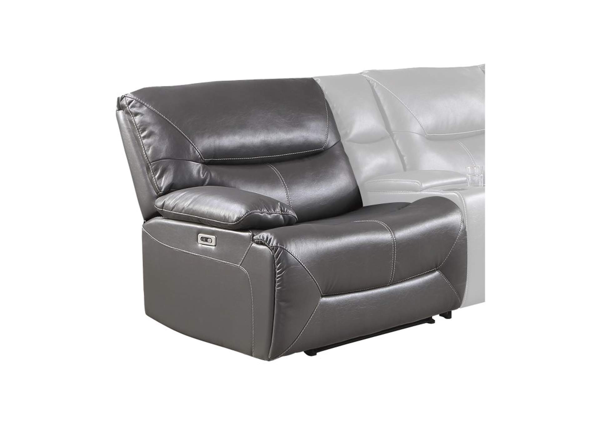 Dyersburg Power Left Side Reclining Chair With Usb Port,Homelegance