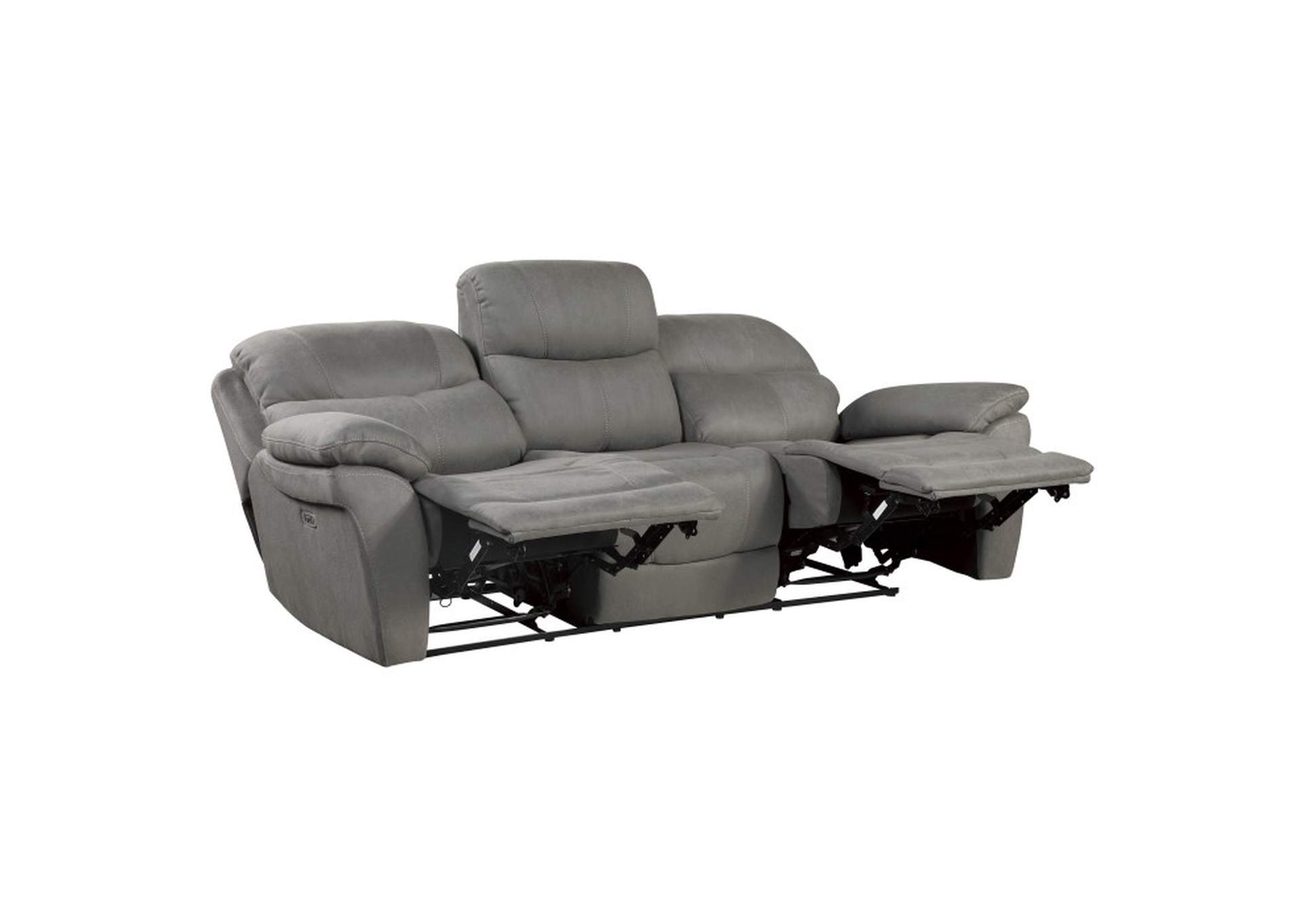 Longvale Power Double Reclining Sofa with Power Headrests,Homelegance