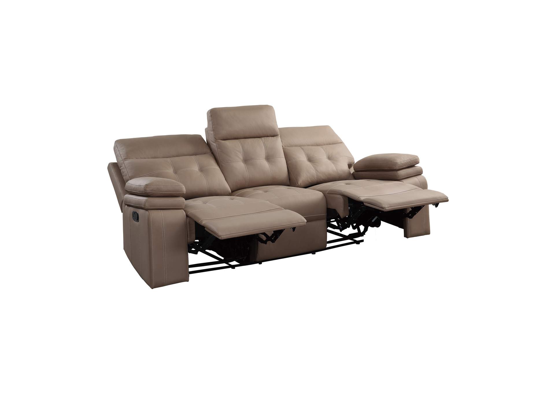 Brown Double Reclining Sofa,Homelegance