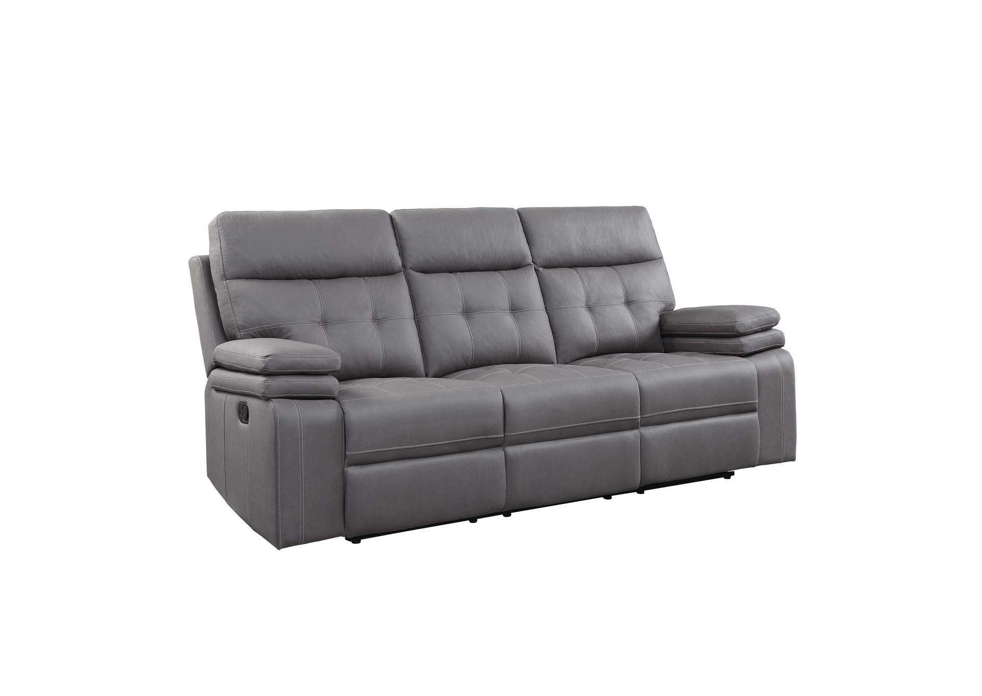 Gray Double Reclining Sofa,Homelegance