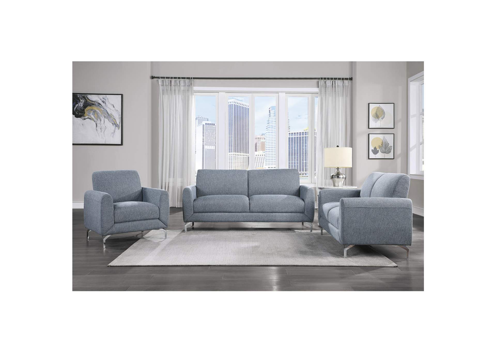 Venture 2 Piece Sofa Set,Homelegance