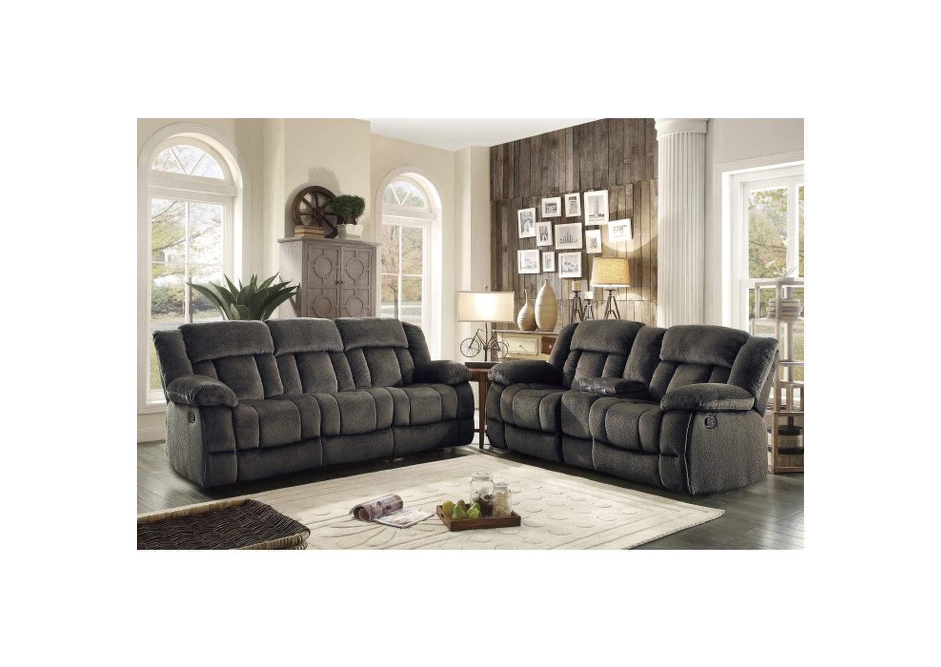 Double Reclining Sofa,Homelegance
