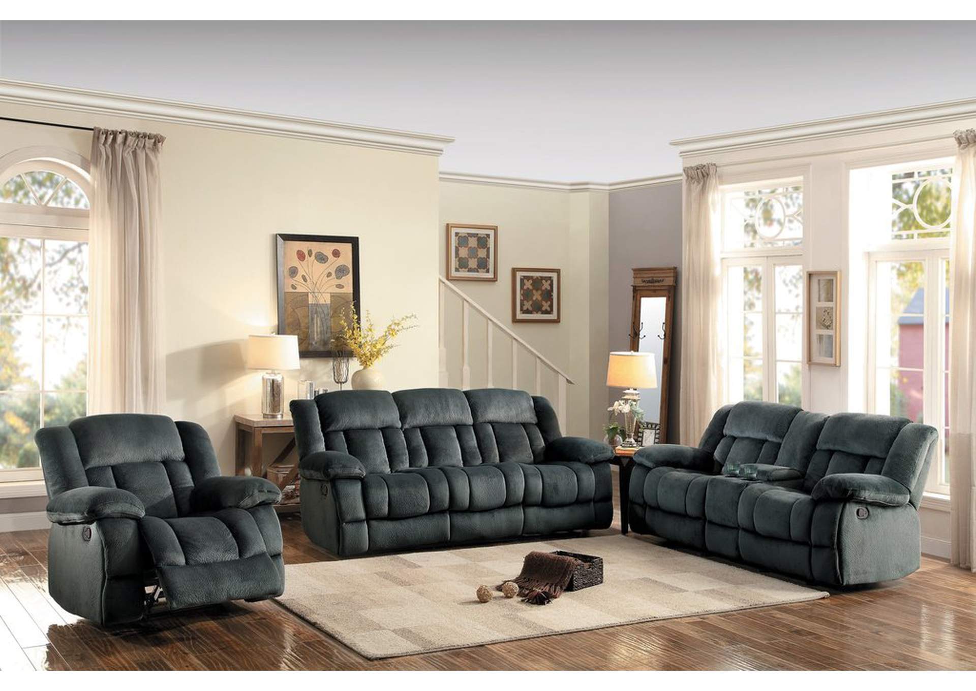 Chair; Glider Reclining; Grey Chmpion,Homelegance