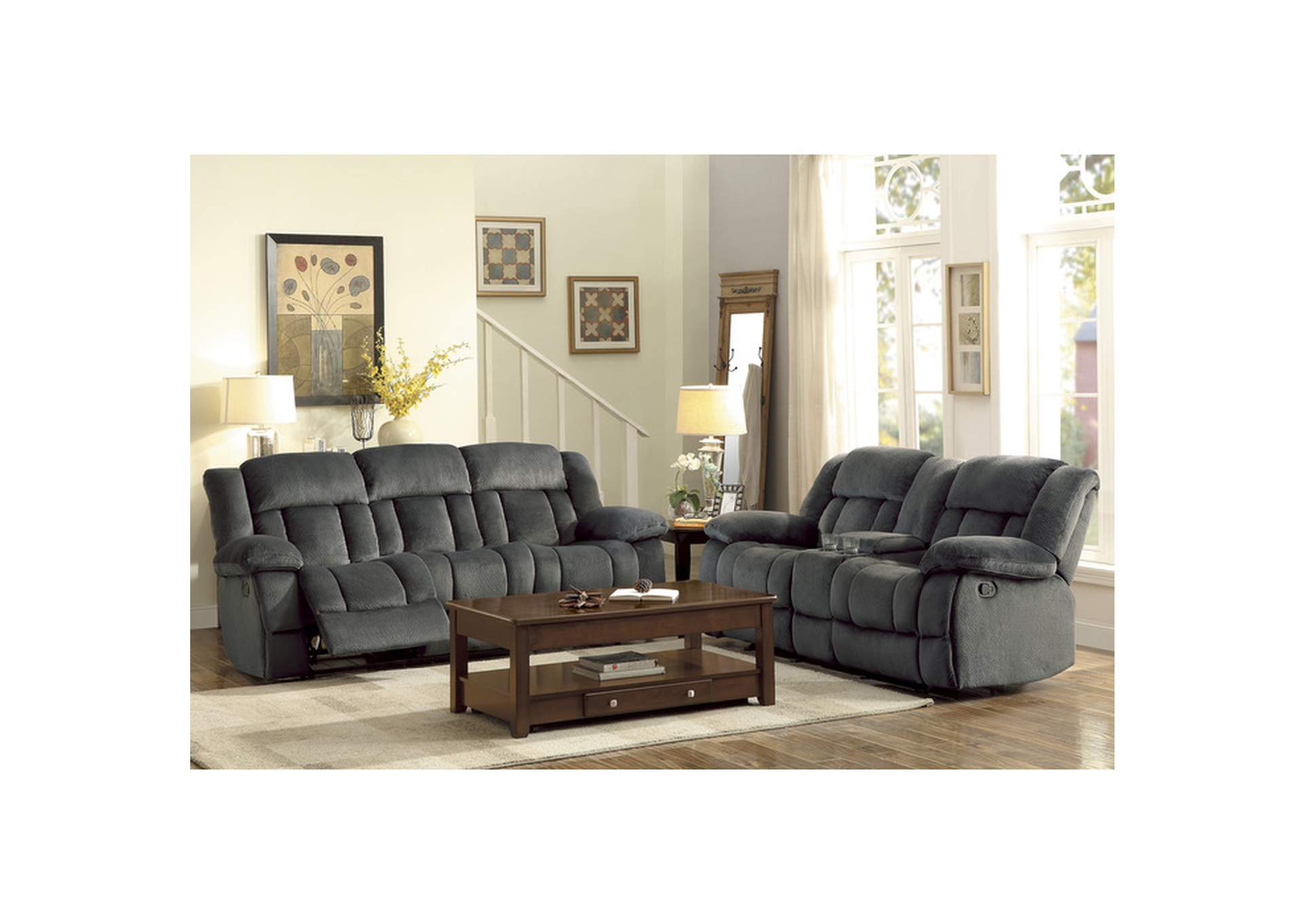 Double Reclining Sofa,Homelegance