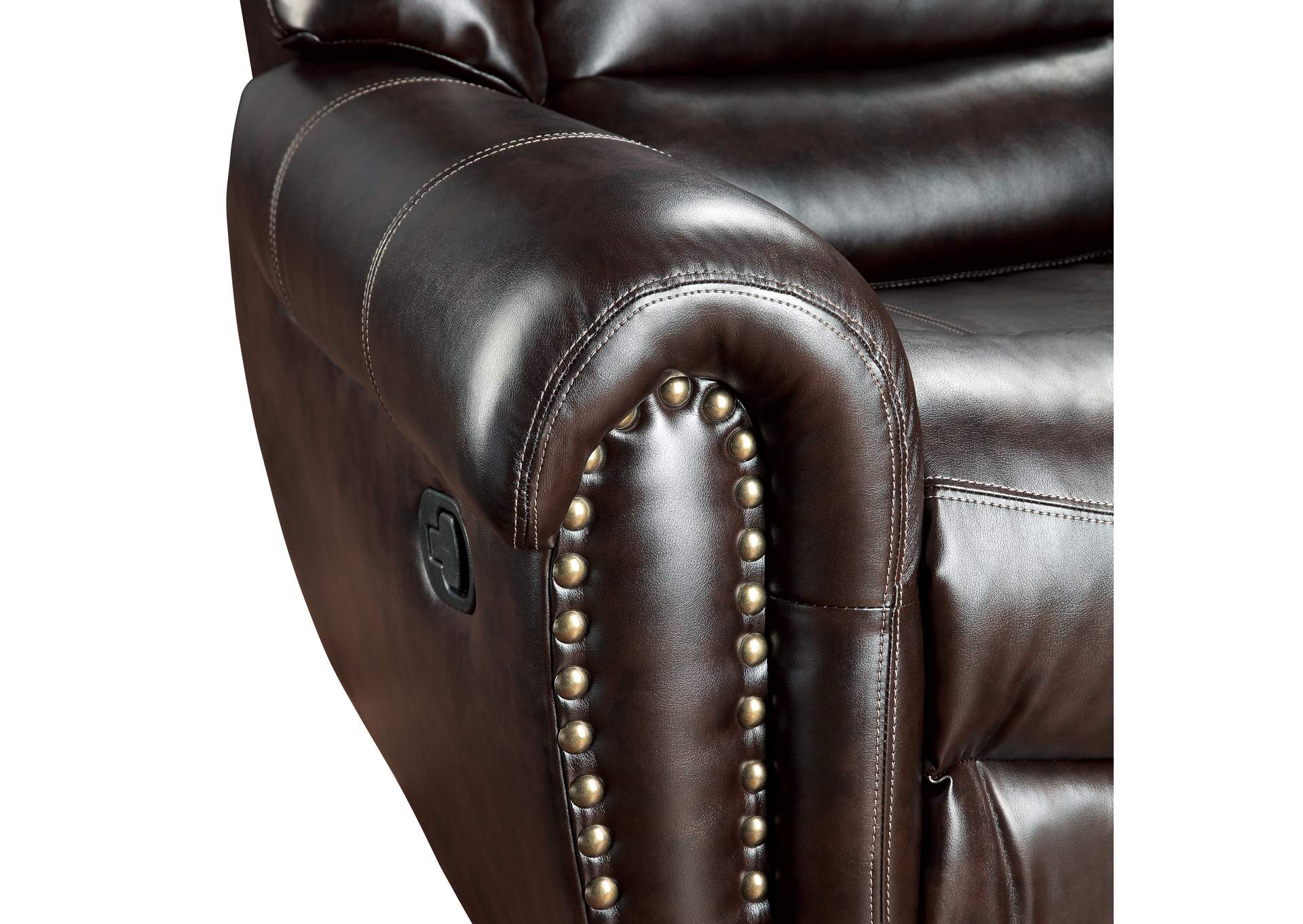 Brown Glider Reclining Chair,Homelegance