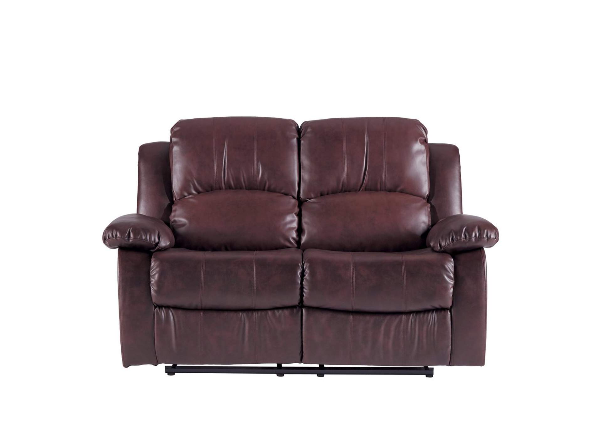 Brown Loveseat; Dual Reclining;Bonded Match,Homelegance
