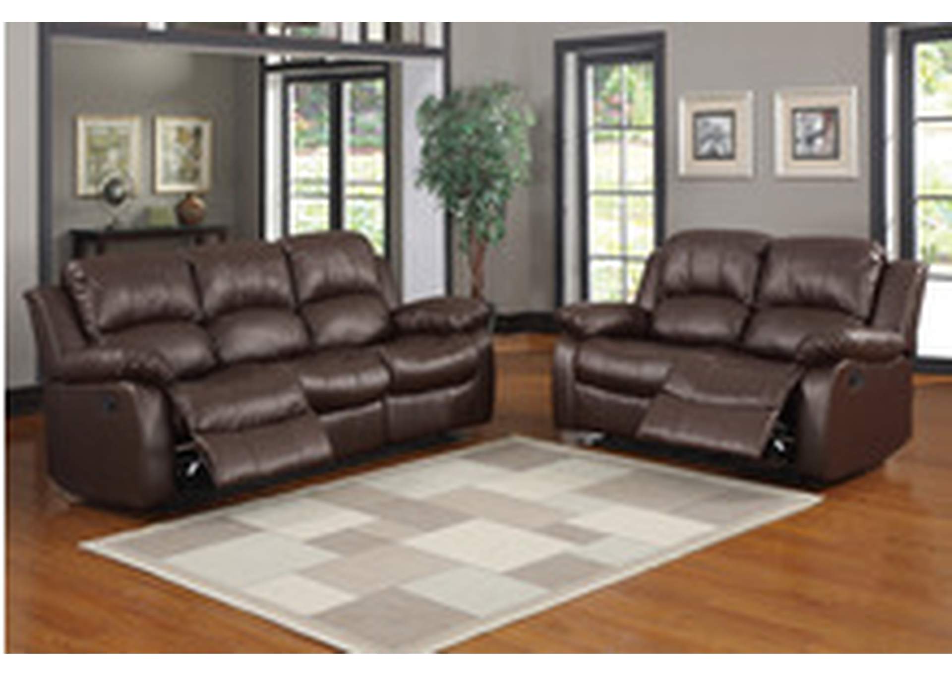 Cranley Double Reclining Sofa,Homelegance
