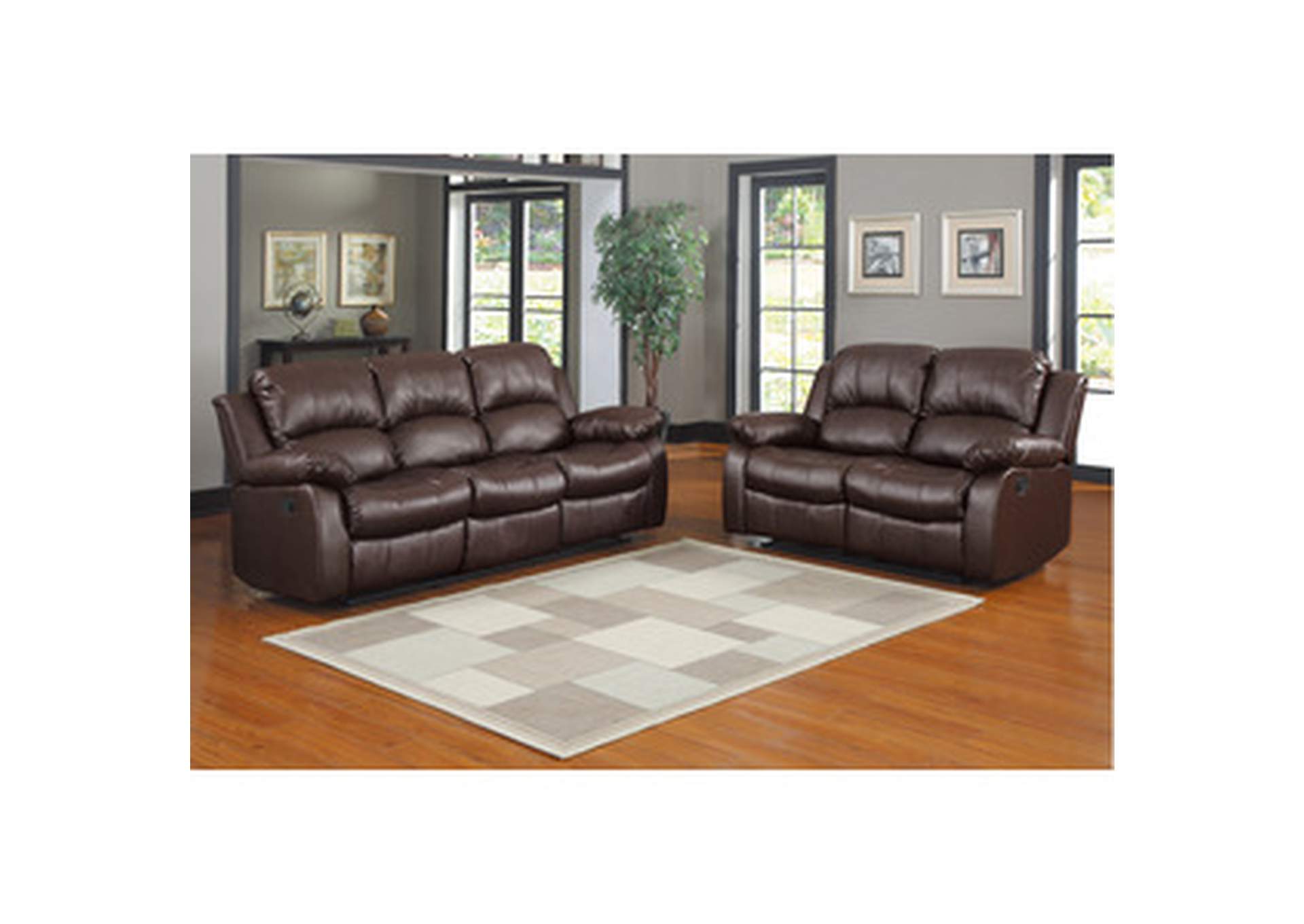 Cranley Double Reclining Sofa,Homelegance