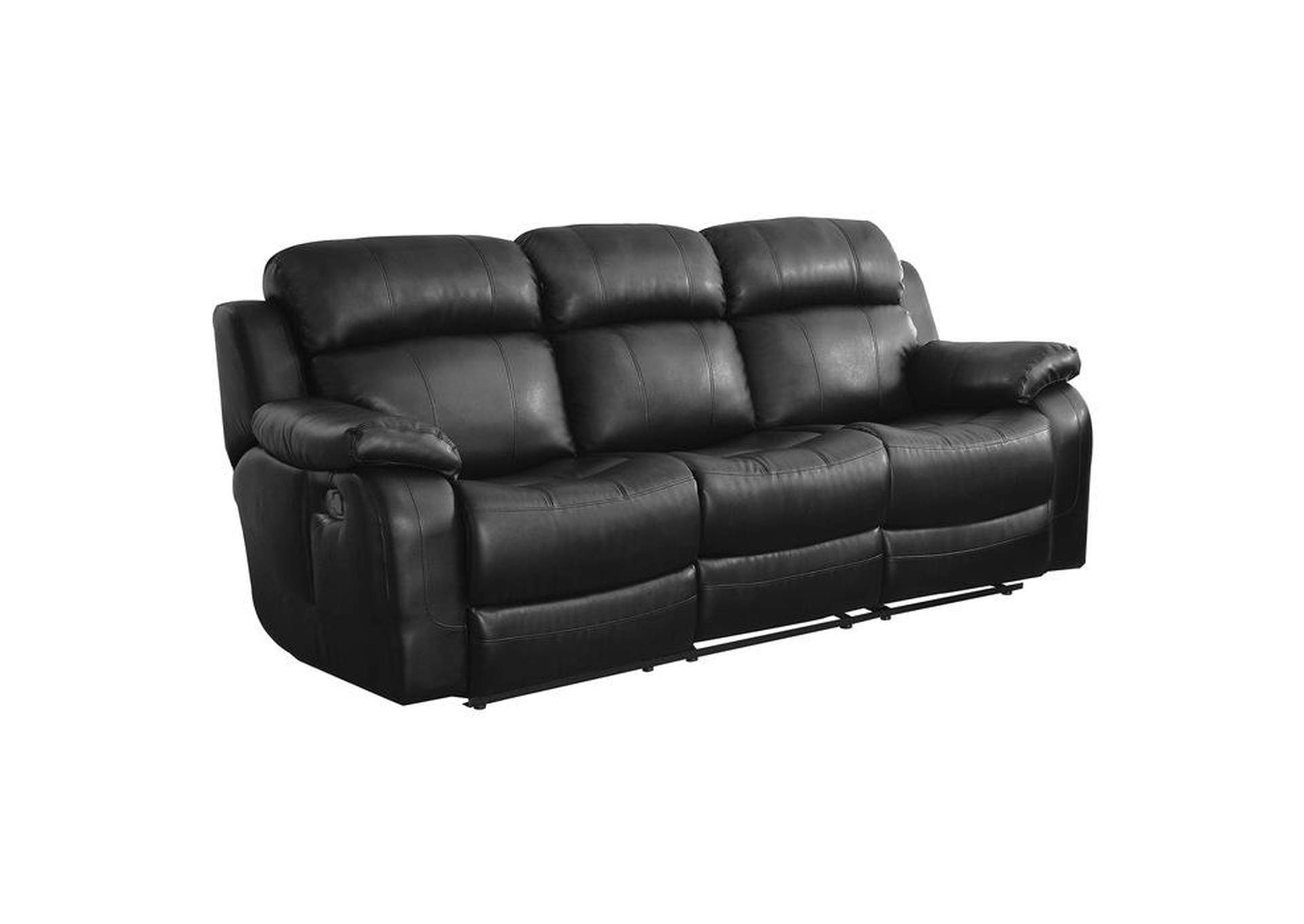 Black couch discount with cup holders