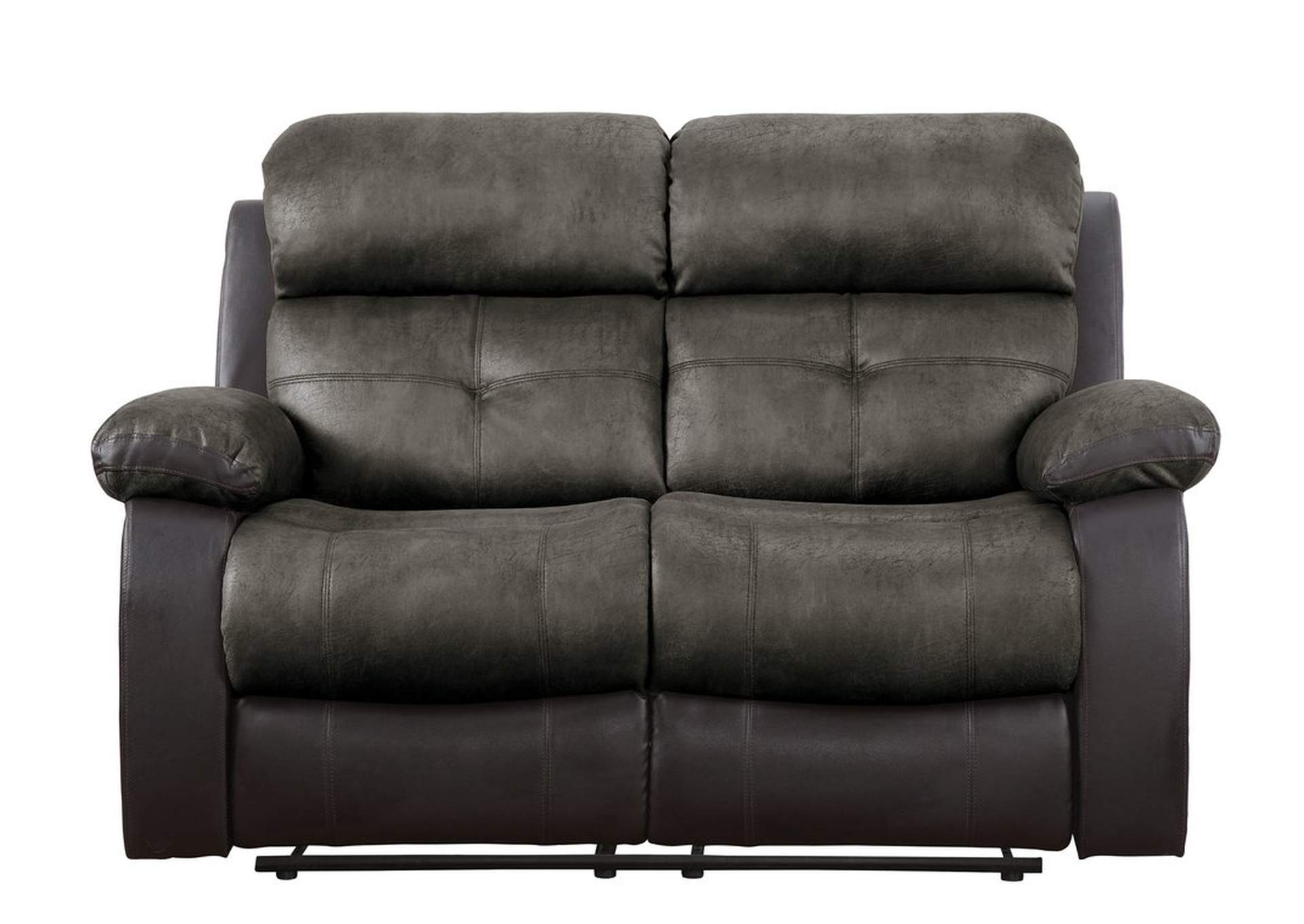 Brown Double Reclining Love Seat,Homelegance