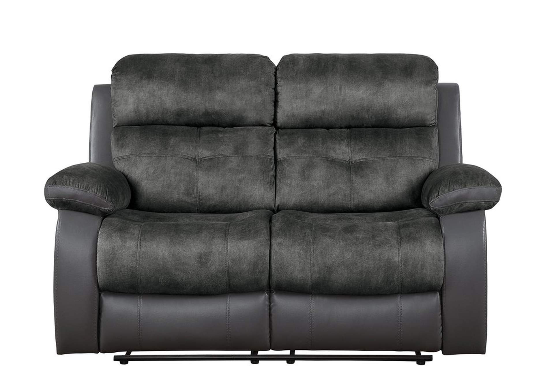 Gray Double Reclining Love Seat,Homelegance