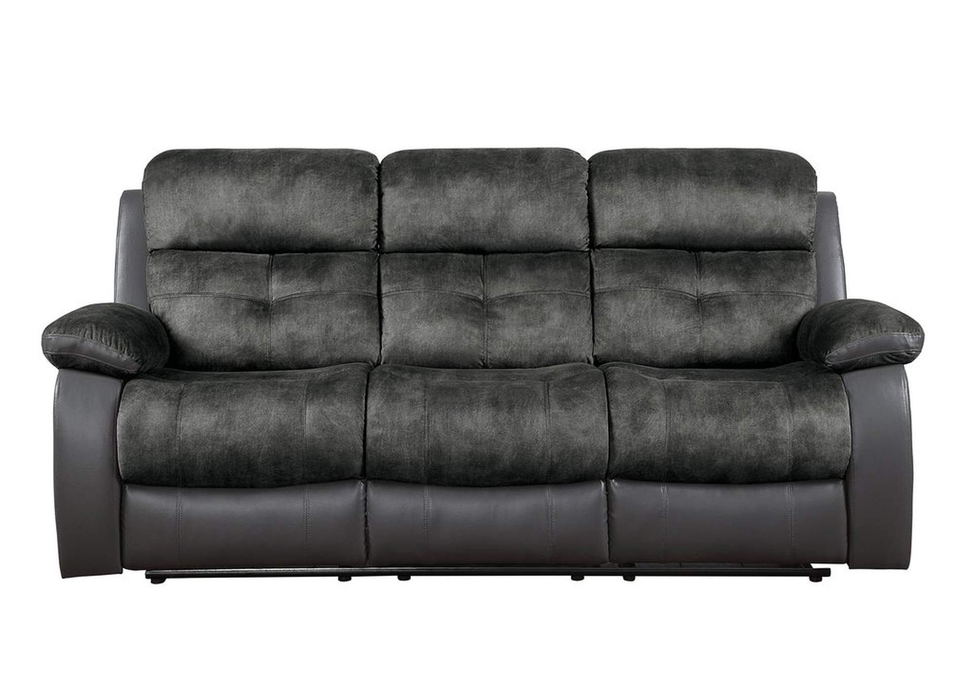Gray Double Reclining Sofa,Homelegance