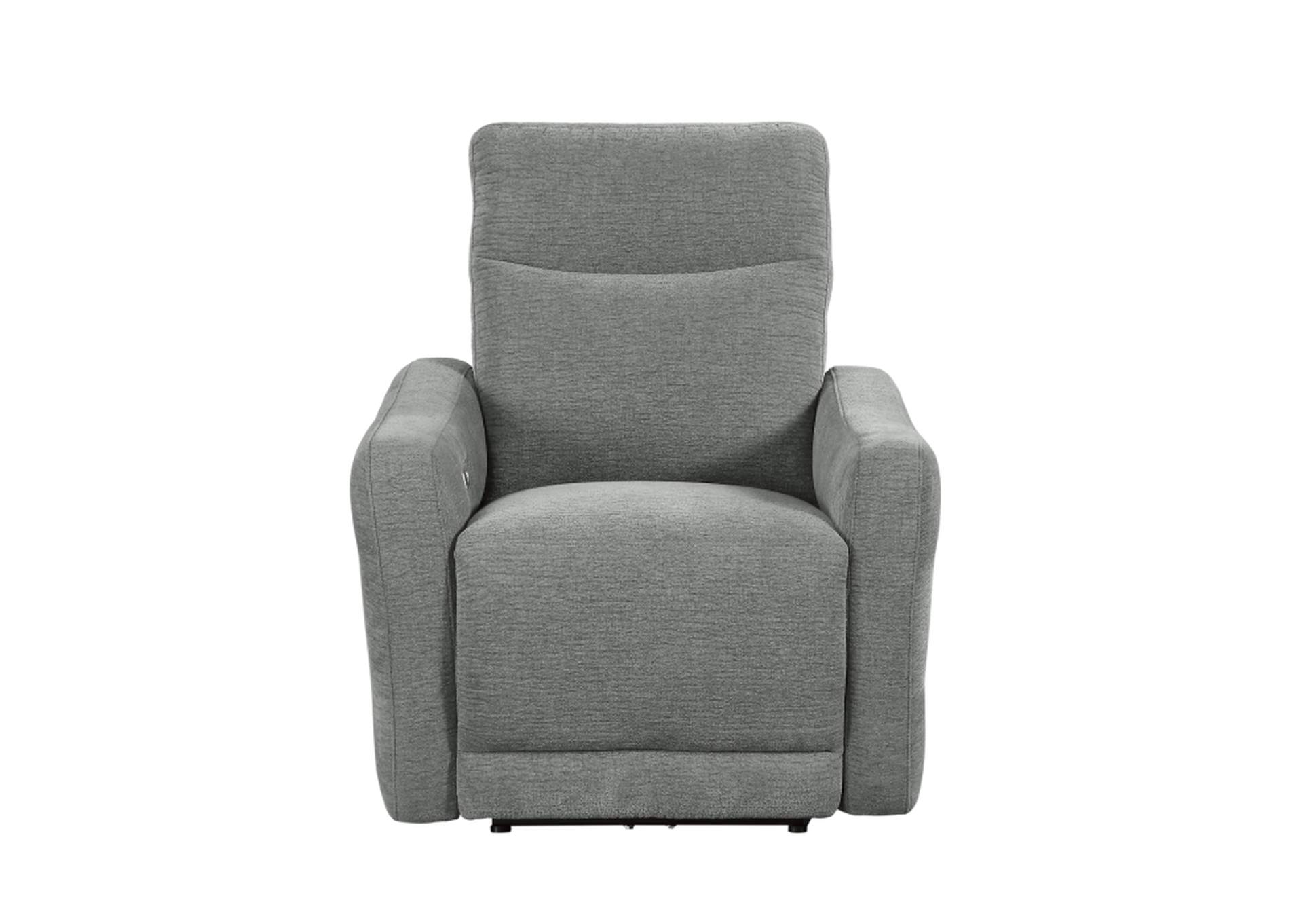 Edition Power Lay Flat Reclining Chair with Power Headrest and USB Port,Homelegance