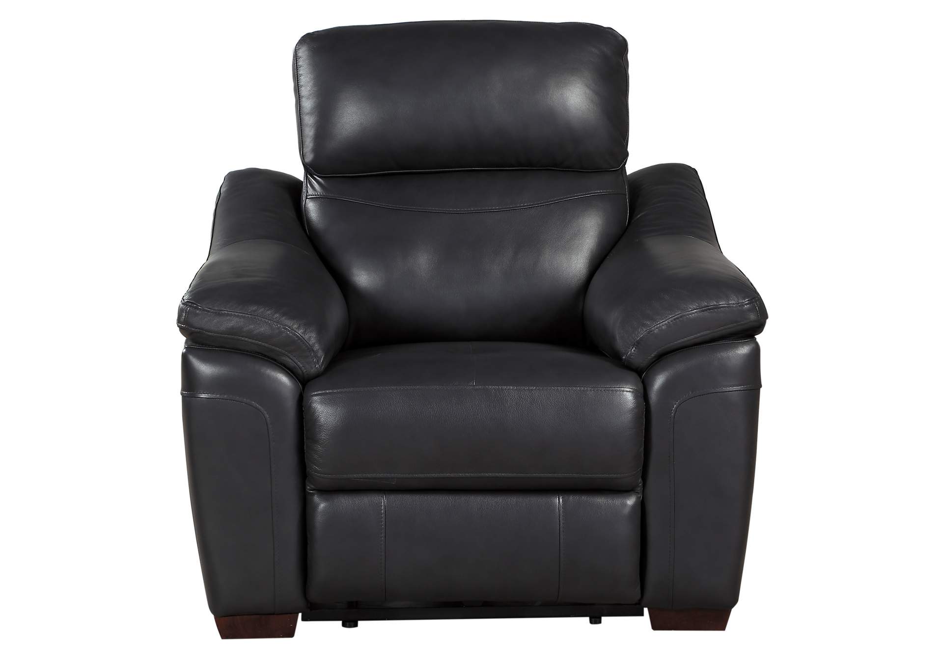 Gray Power Reclining Chair with USB Port,Homelegance