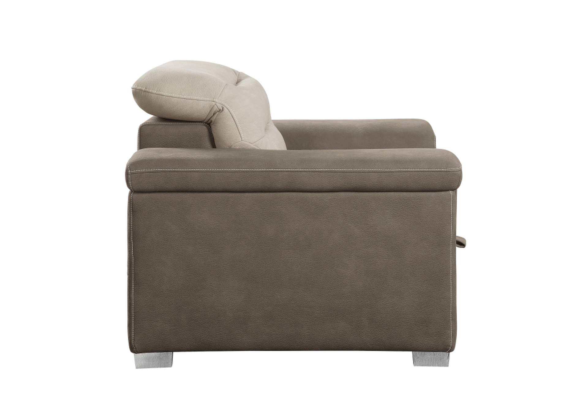 Alfio Chair with Pull-out Ottoman,Homelegance