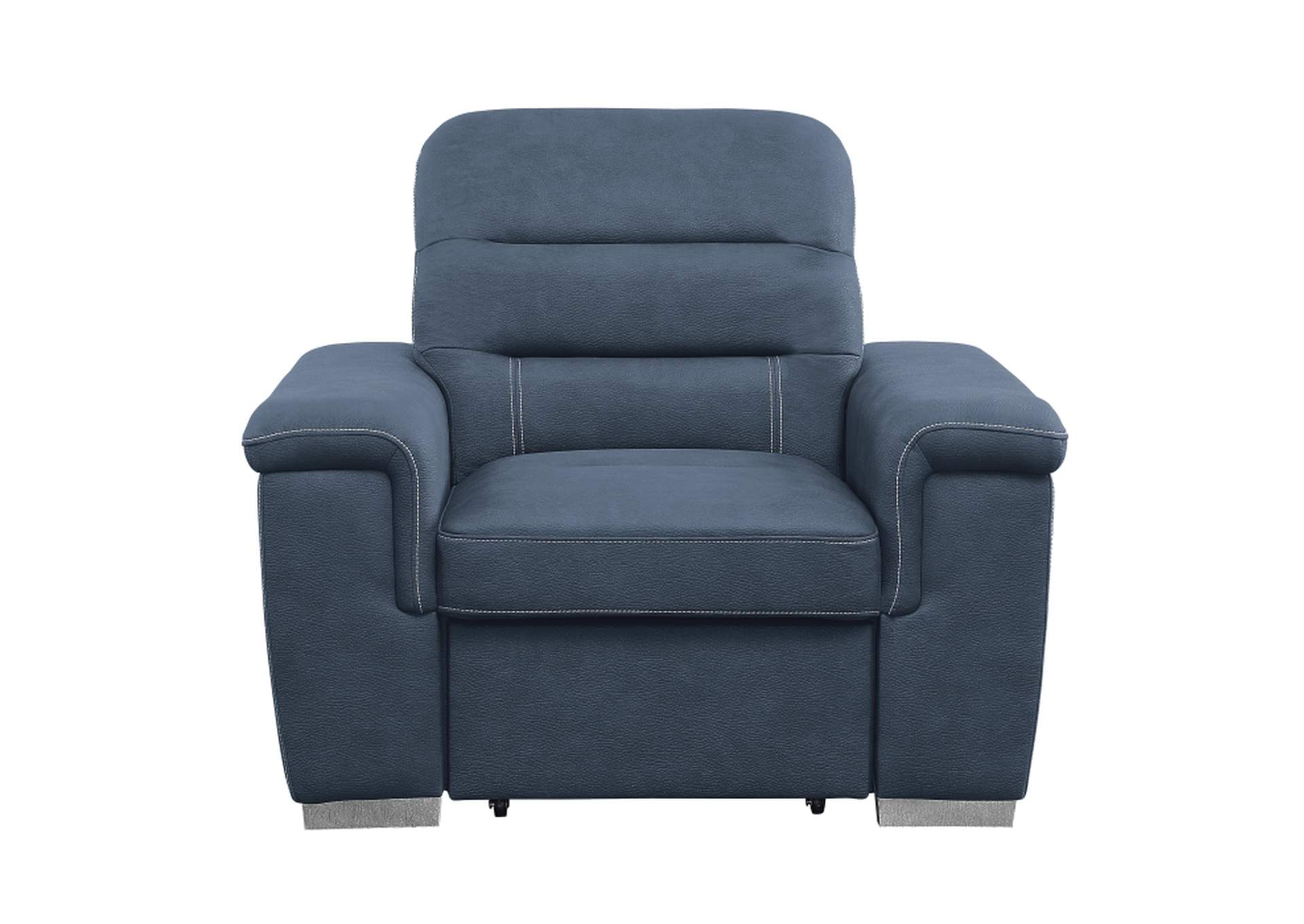 Alfio Chair with Pull-out Ottoman,Homelegance