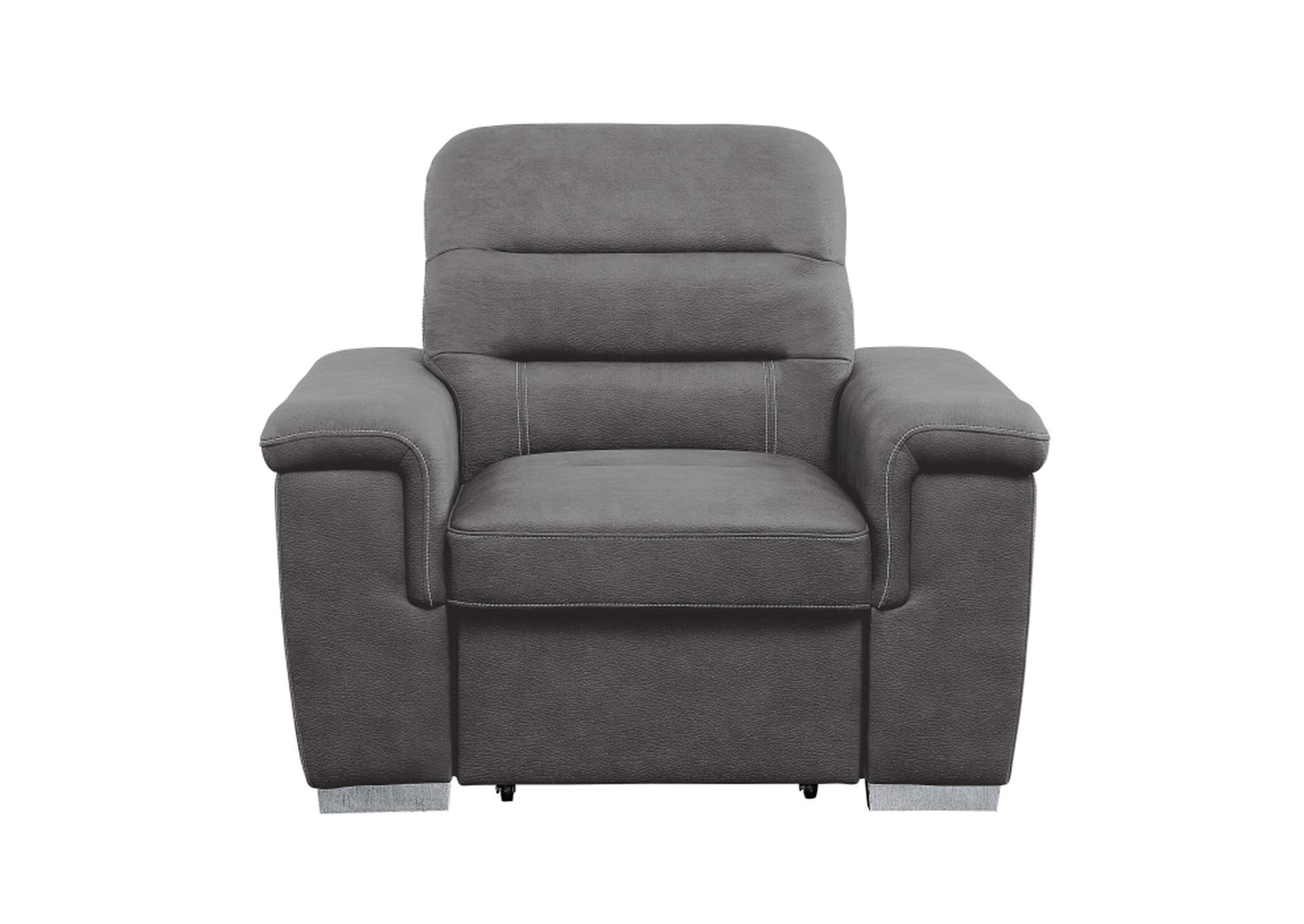 Alfio Chair with Pull-out Ottoman,Homelegance