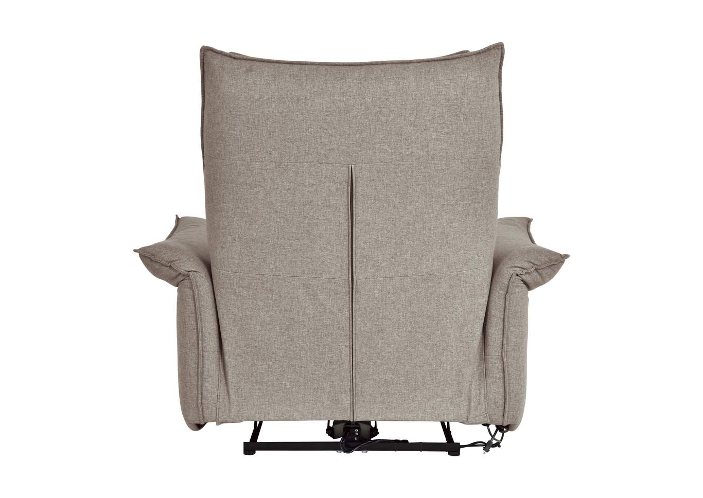Taupe Power Reclining Chair with Power Headrest,Homelegance