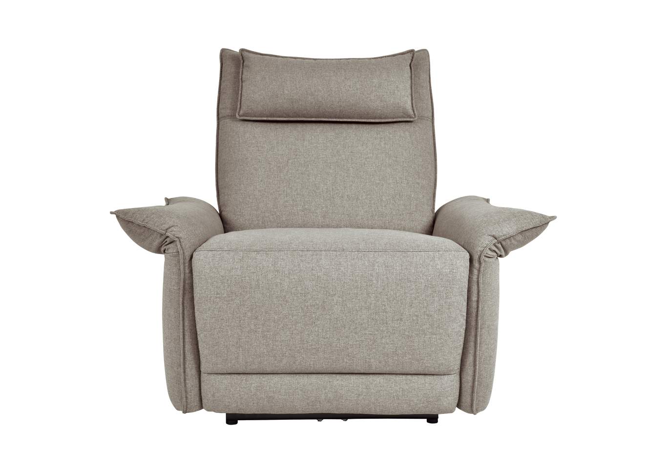 Taupe Power Reclining Chair with Power Headrest,Homelegance