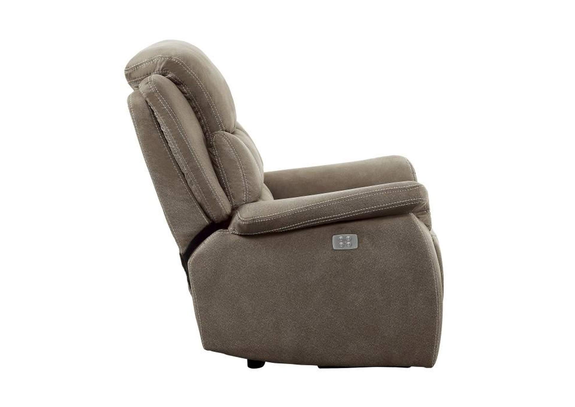 Shola Power Reclining Chair With Power Headrest And Usb Port,Homelegance