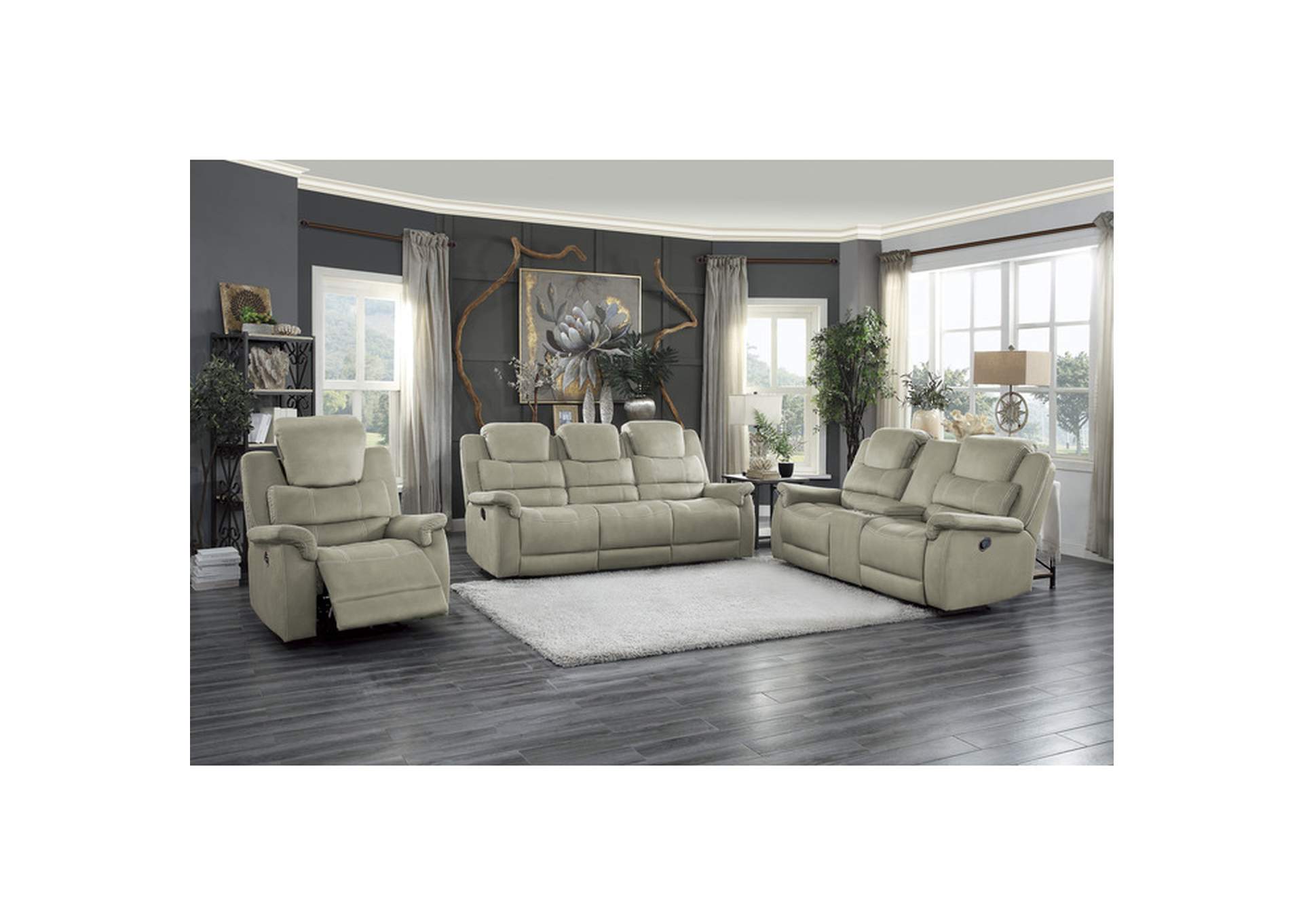 Shola Glider Reclining Chair,Homelegance