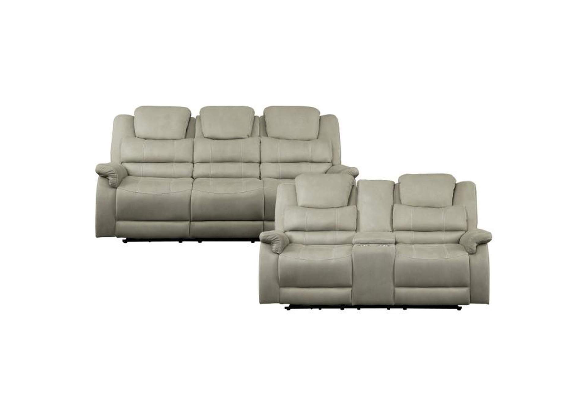 Shola 2 Piece Power Sofa Set,Homelegance