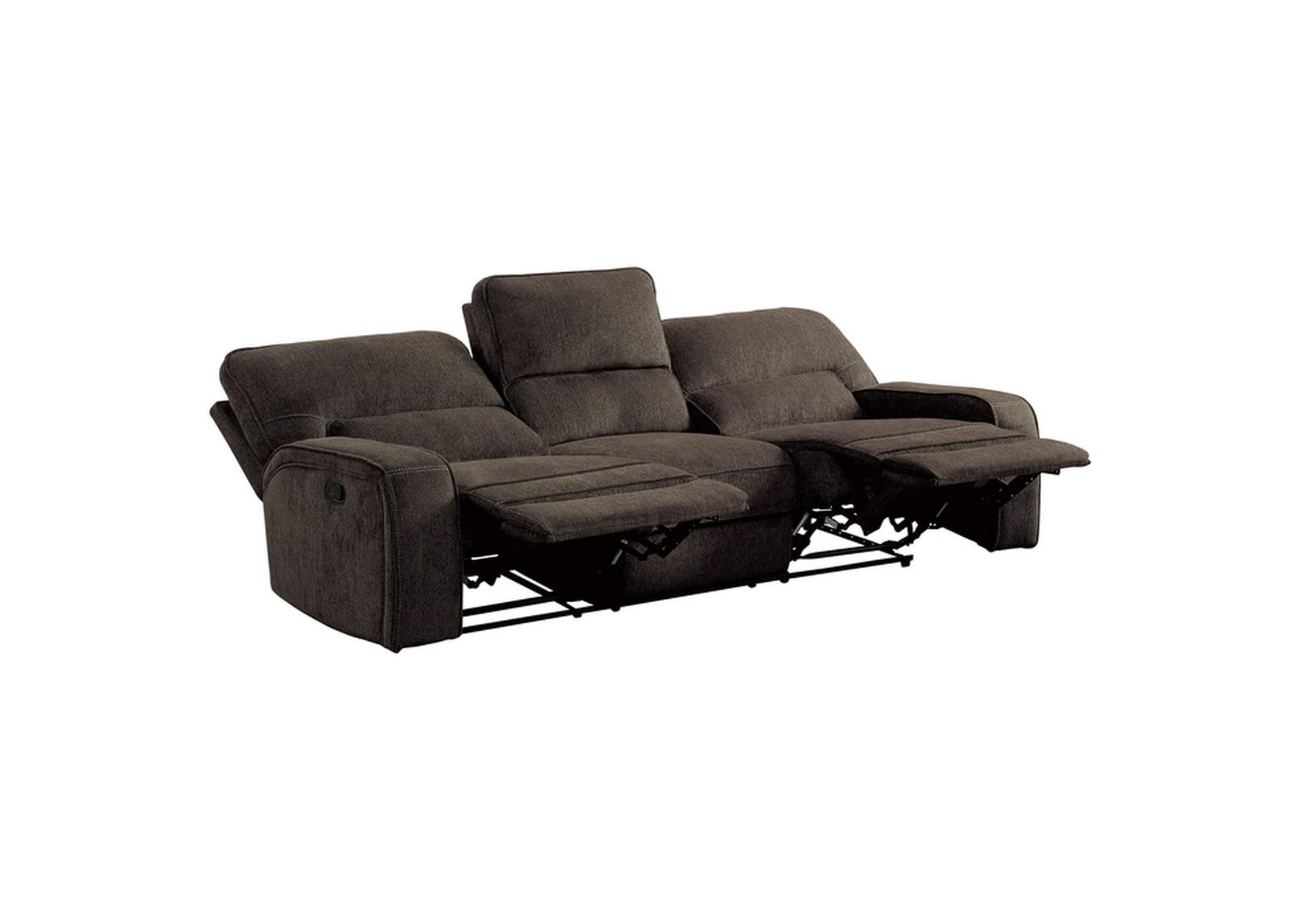 Borneo Double Reclining Sofa,Homelegance