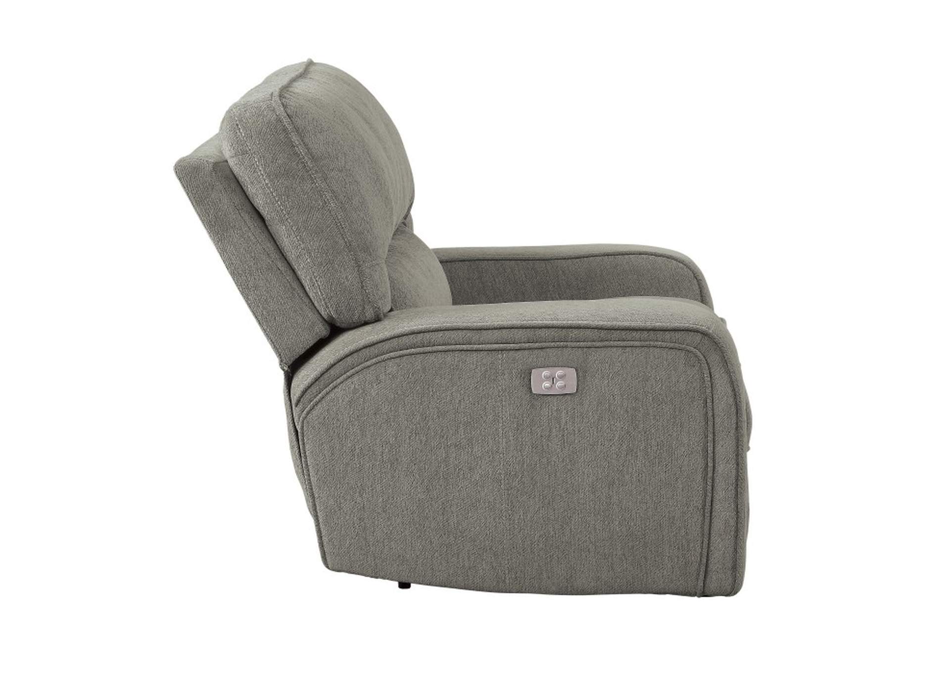 Borneo Power Reclining Chair with Power Headrest and USB Port,Homelegance