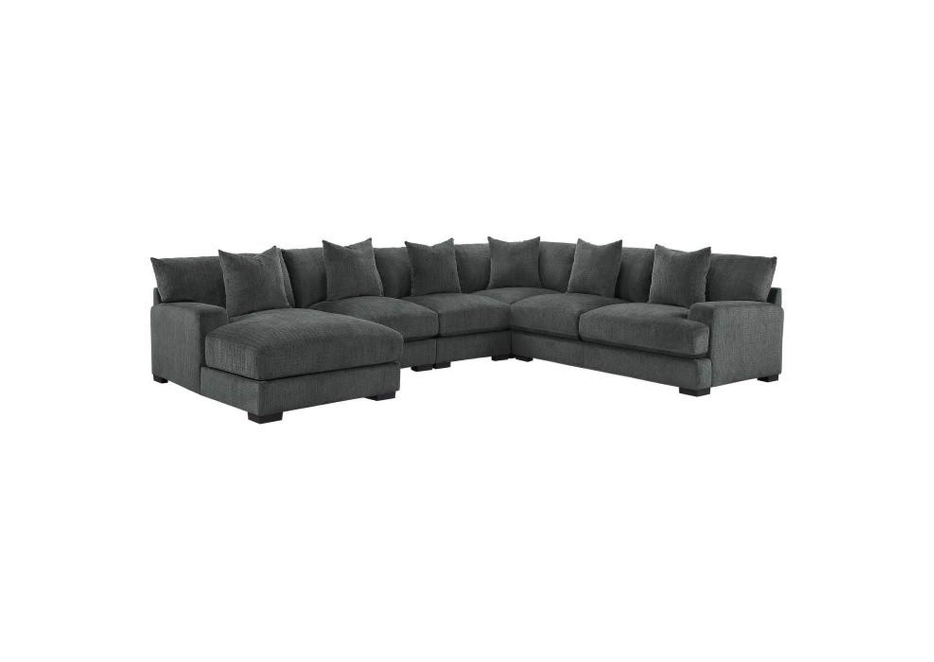 Worchester 5 Piece Modular Sectional With Left Chaise,Homelegance