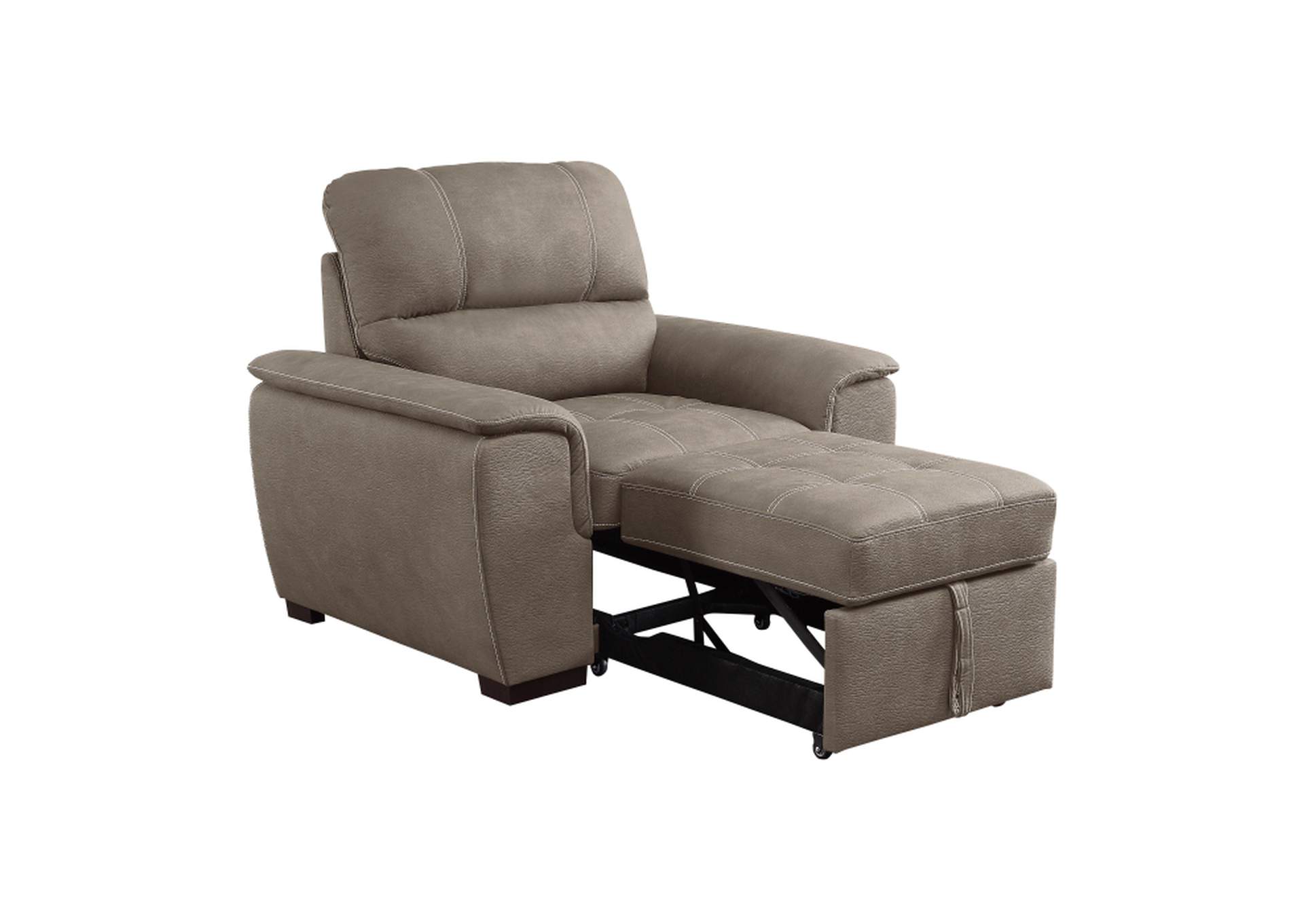 Andes Chair with Pull-out Ottoman,Homelegance