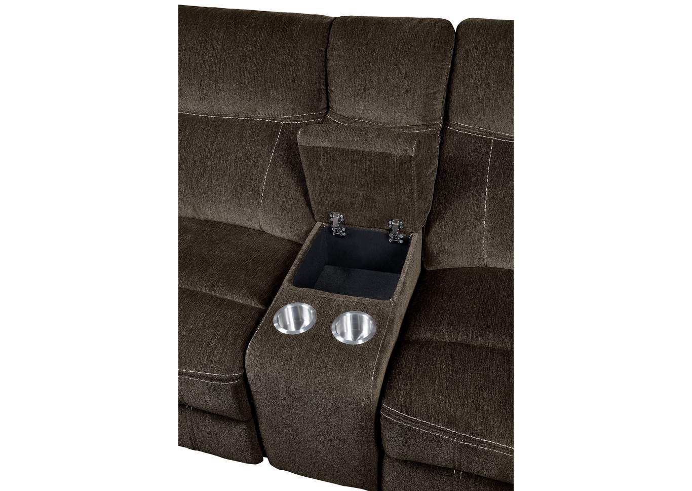 Brown 6-Piece Modular Reclining Sectional,Homelegance