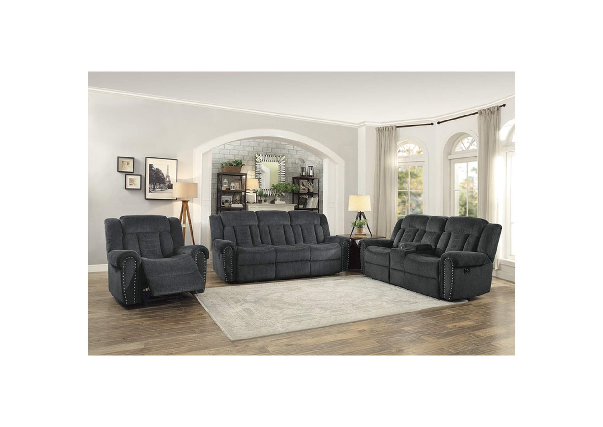 Nutmeg Glider Reclining Chair,Homelegance