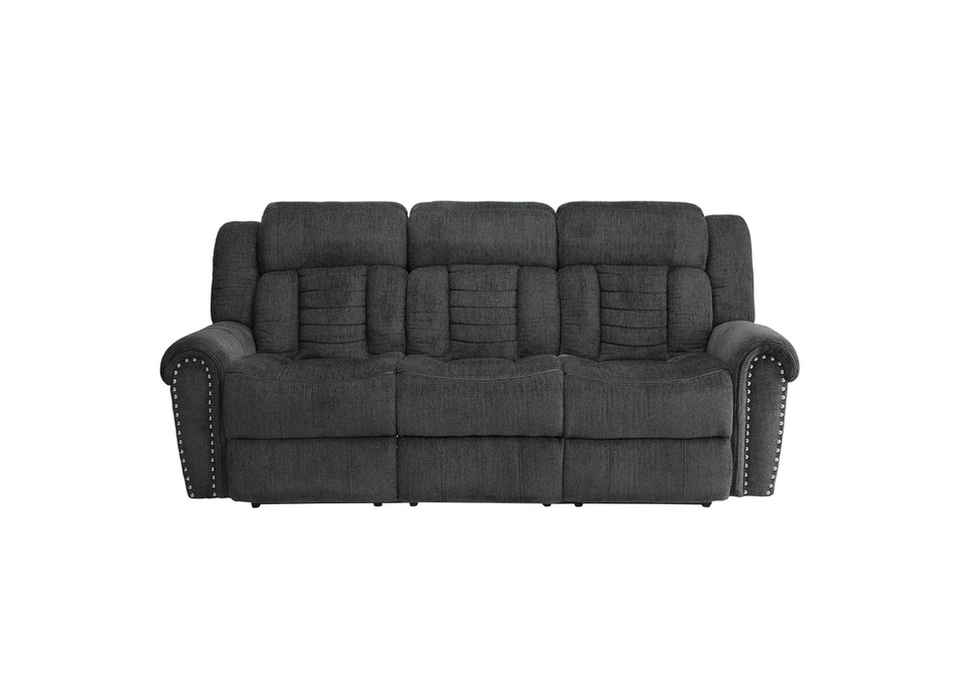 Nutmeg Double Reclining Sofa,Homelegance