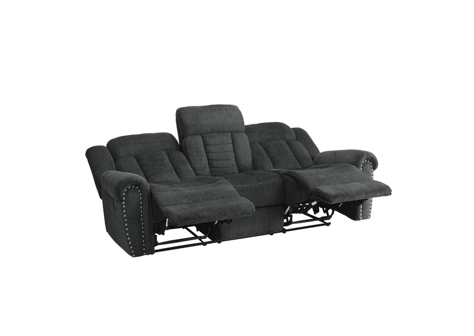 Nutmeg Double Reclining Sofa,Homelegance