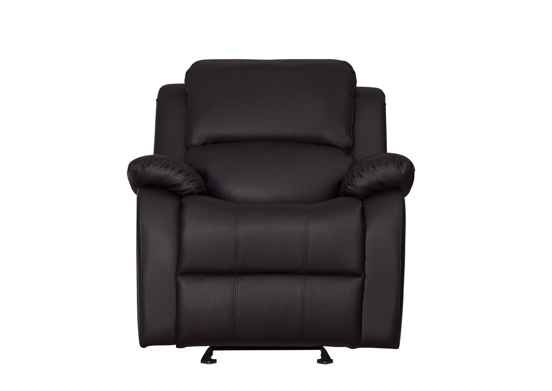 Brown Glider Reclining Chair Dark P/U,Homelegance