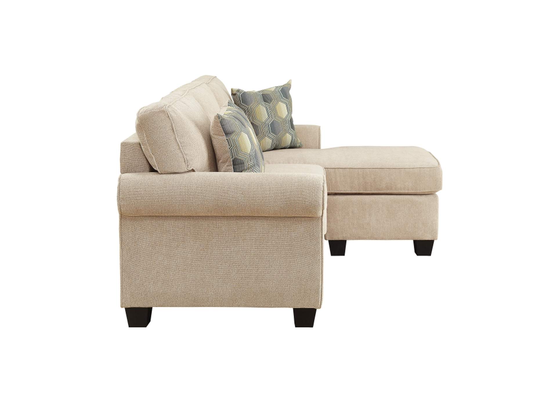 Clumber Reversible Sofa Chaise,Homelegance