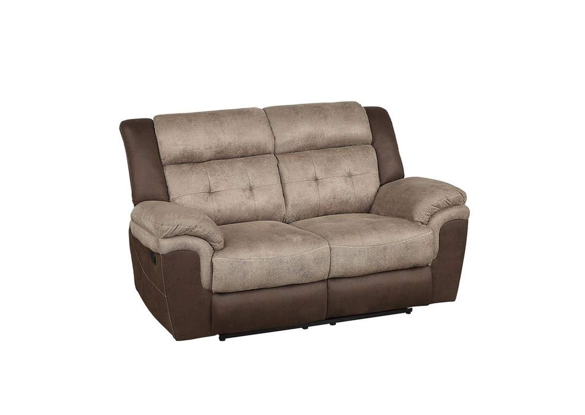 Chai Double Reclining Love Seat,Homelegance