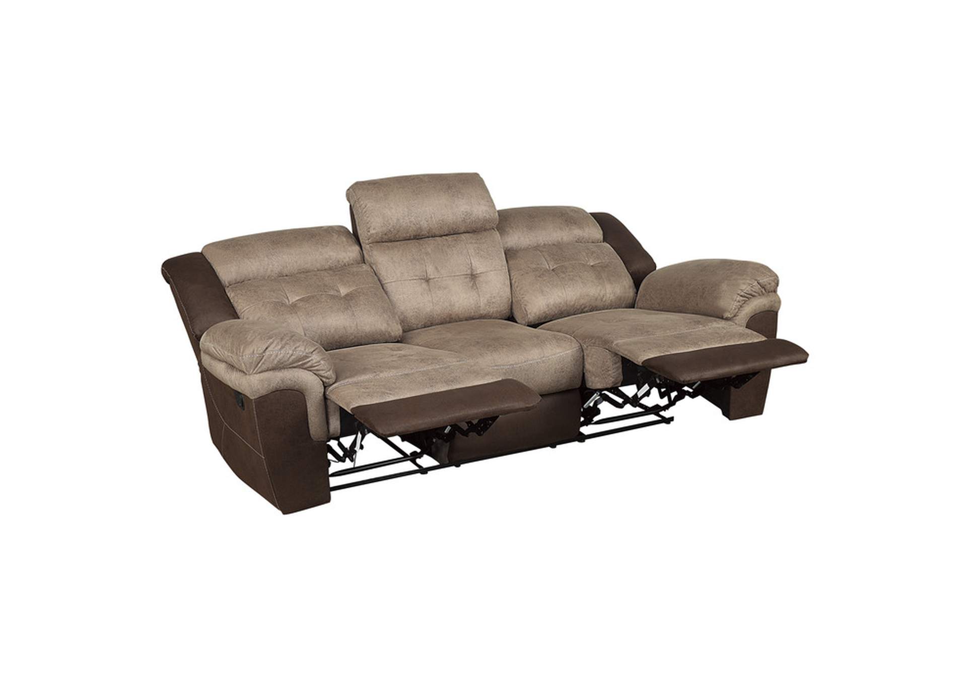Chai Double Reclining Sofa,Homelegance