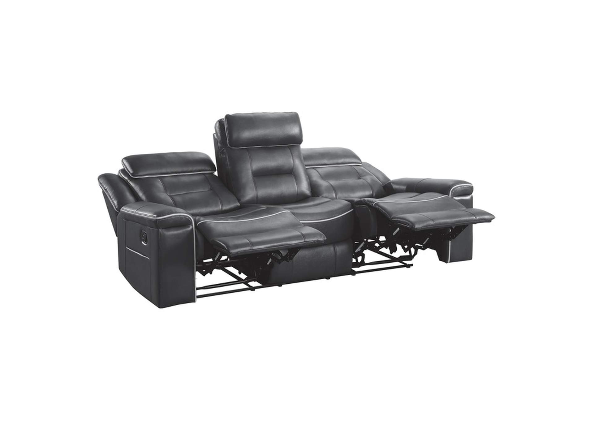 Darwan Double Lay Flat Reclining Sofa,Homelegance